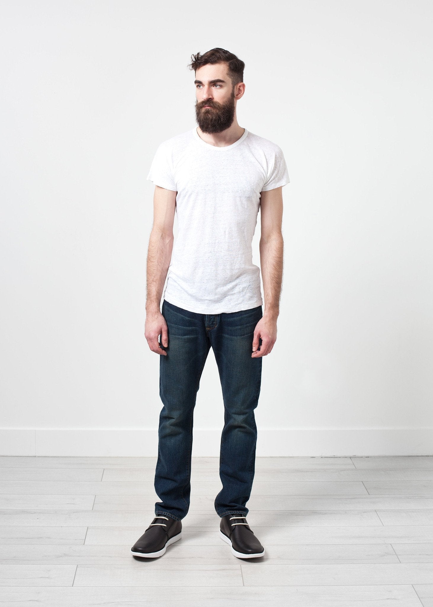 Comfort Tee in White Linen right Comfort Tee in White Linen