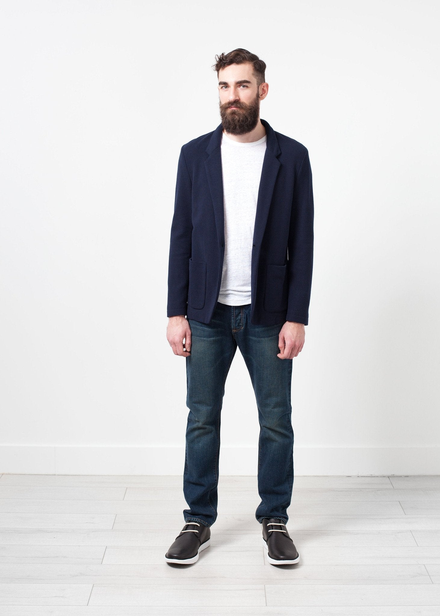 Cotton Jacket in Navy right Cotton Jacket in Navy