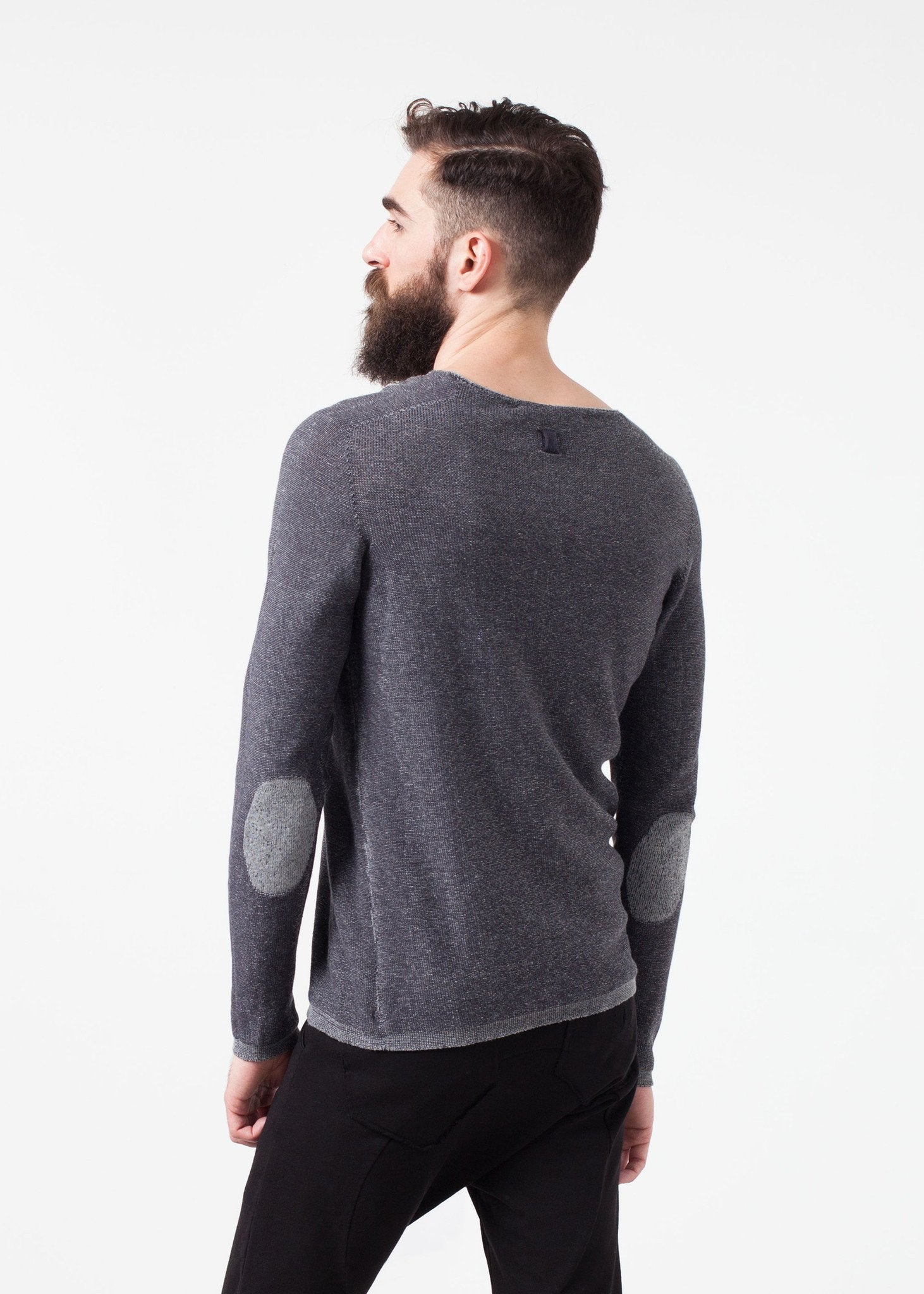 Curios Sweatshirt in Steel Grey right Curios Sweatshirt in Steel Grey