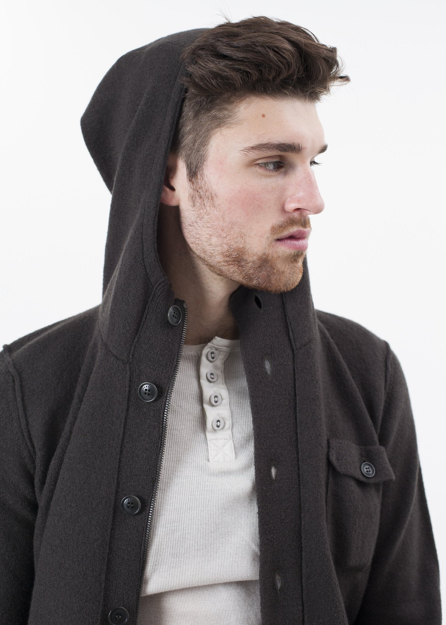 Hubbard Jacket in Dark Green - raj