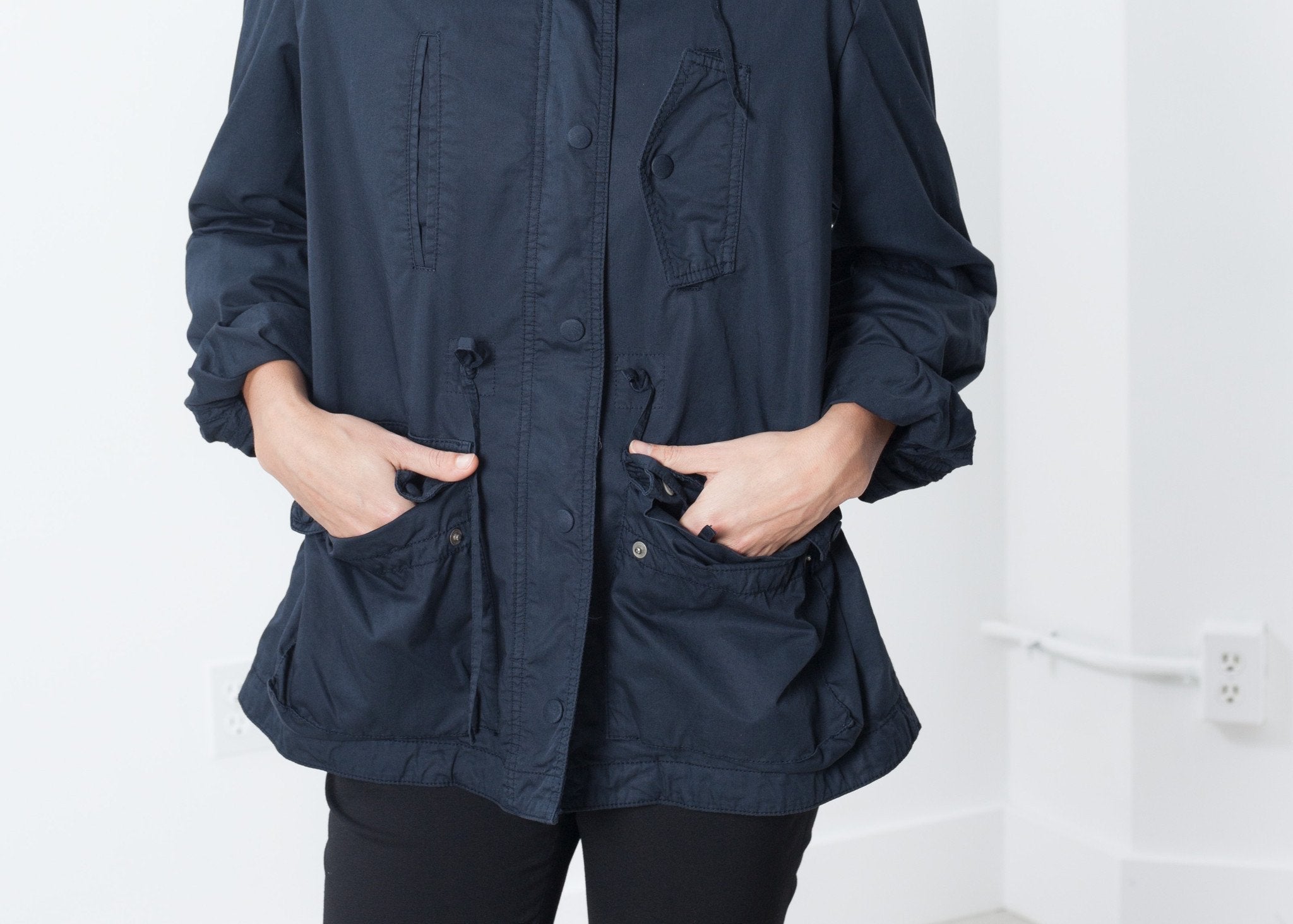 Marquee Coat in Steel - raj