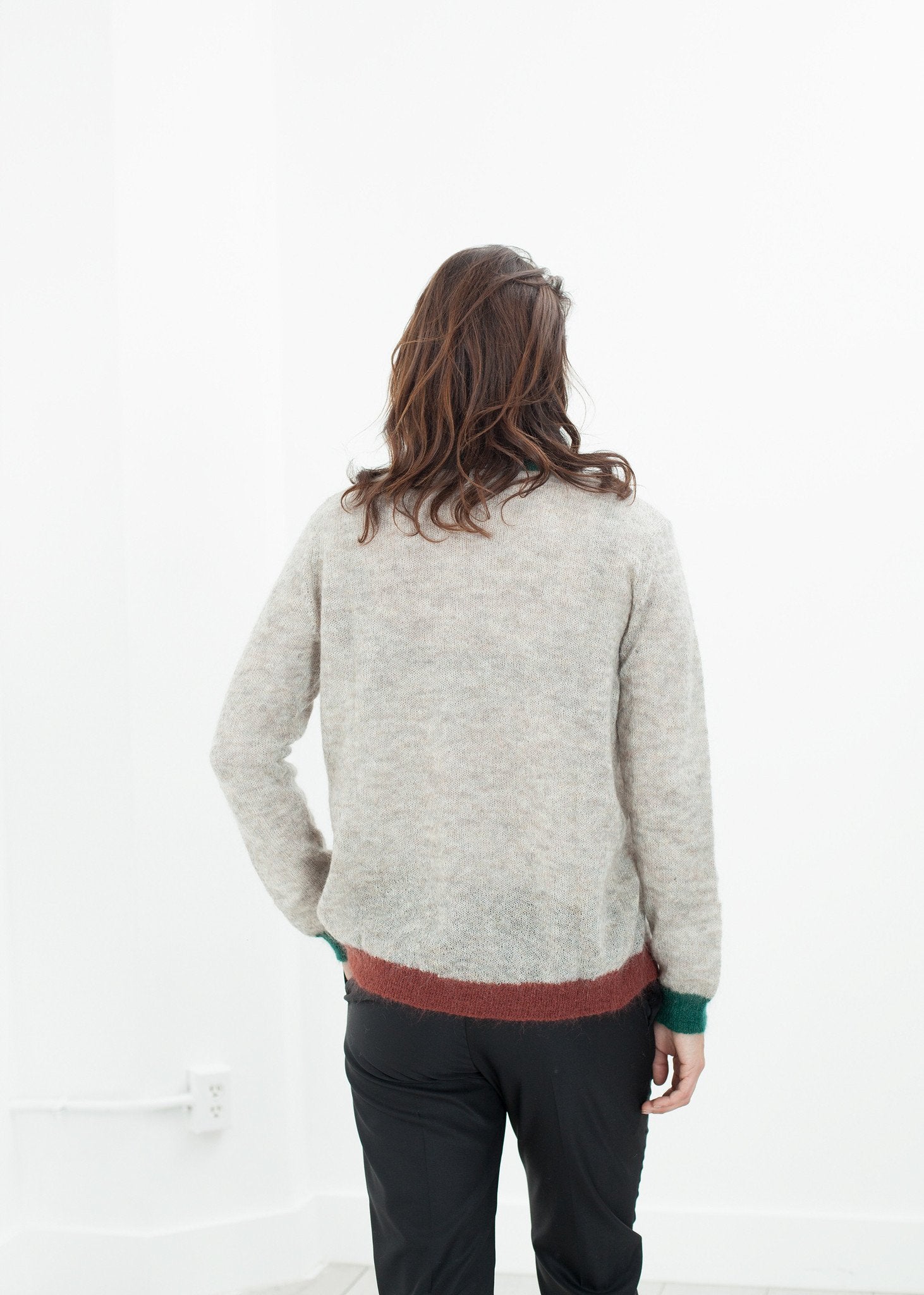 Deskle Cardigan in Heather - raj