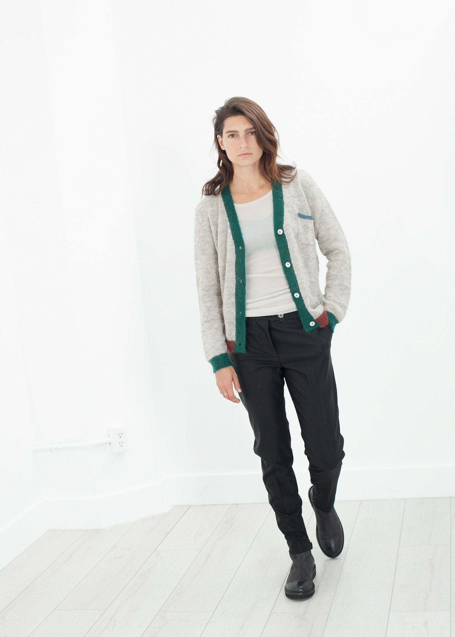 Girlfriend Trouser in Black right Girlfriend Trouser in Black