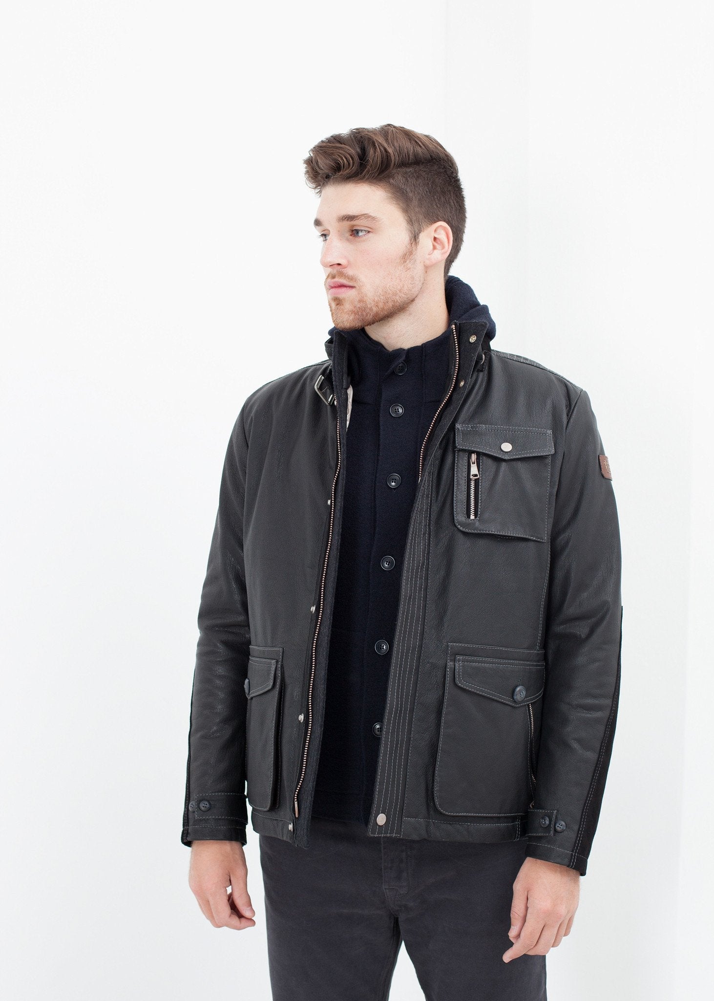Hubbard Jacket in Navy - raj