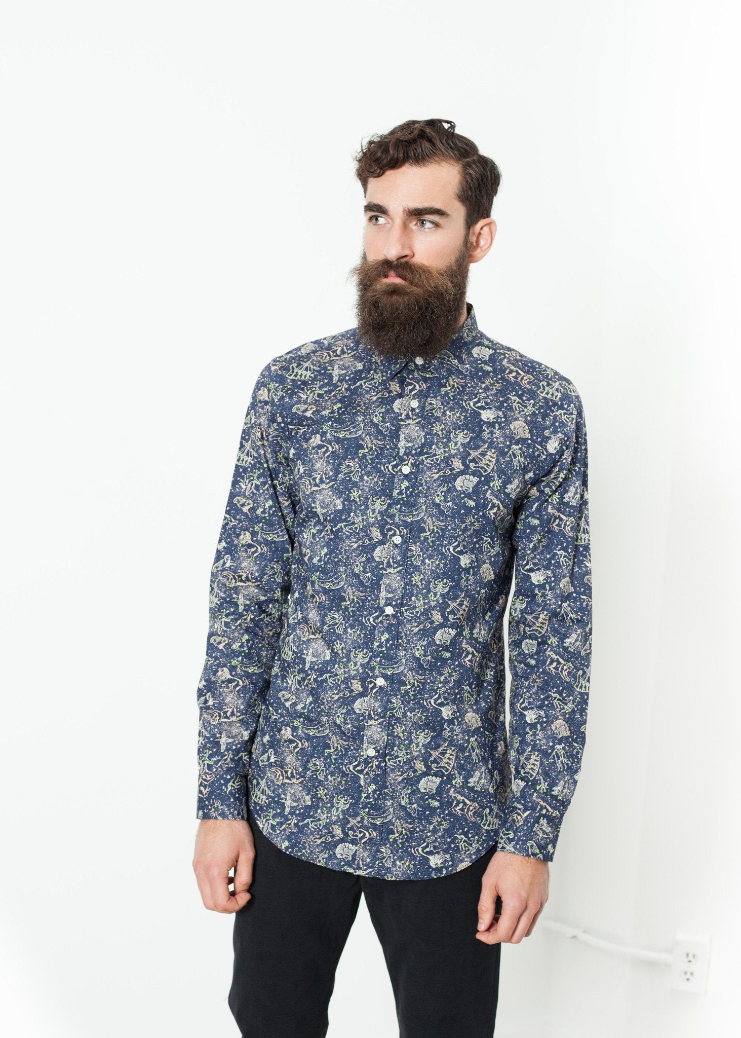 Camicia Slim Shirt in Celestial right Camicia Slim Shirt in Celestial