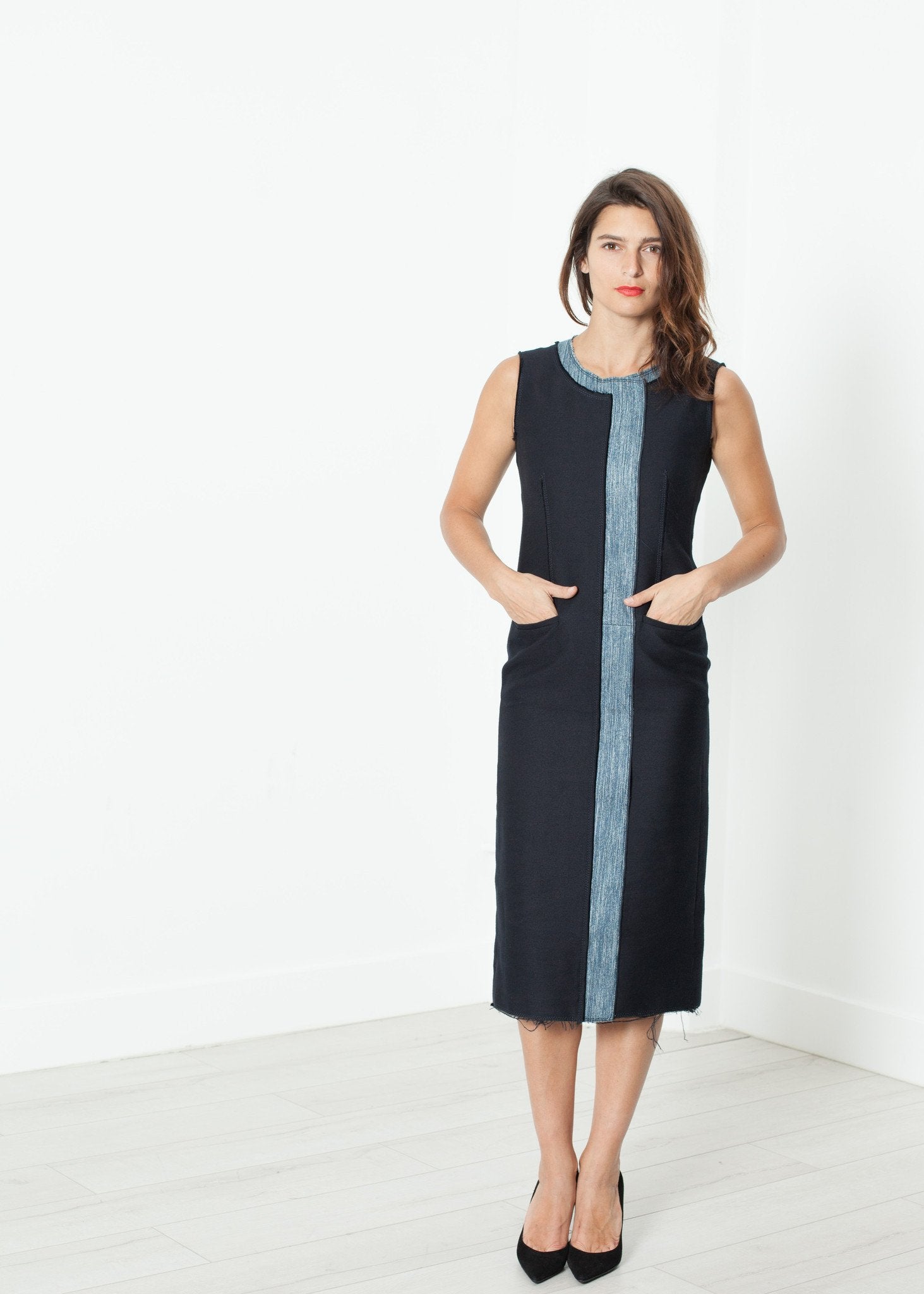 Denim Dress in Denim right Denim Dress in Denim