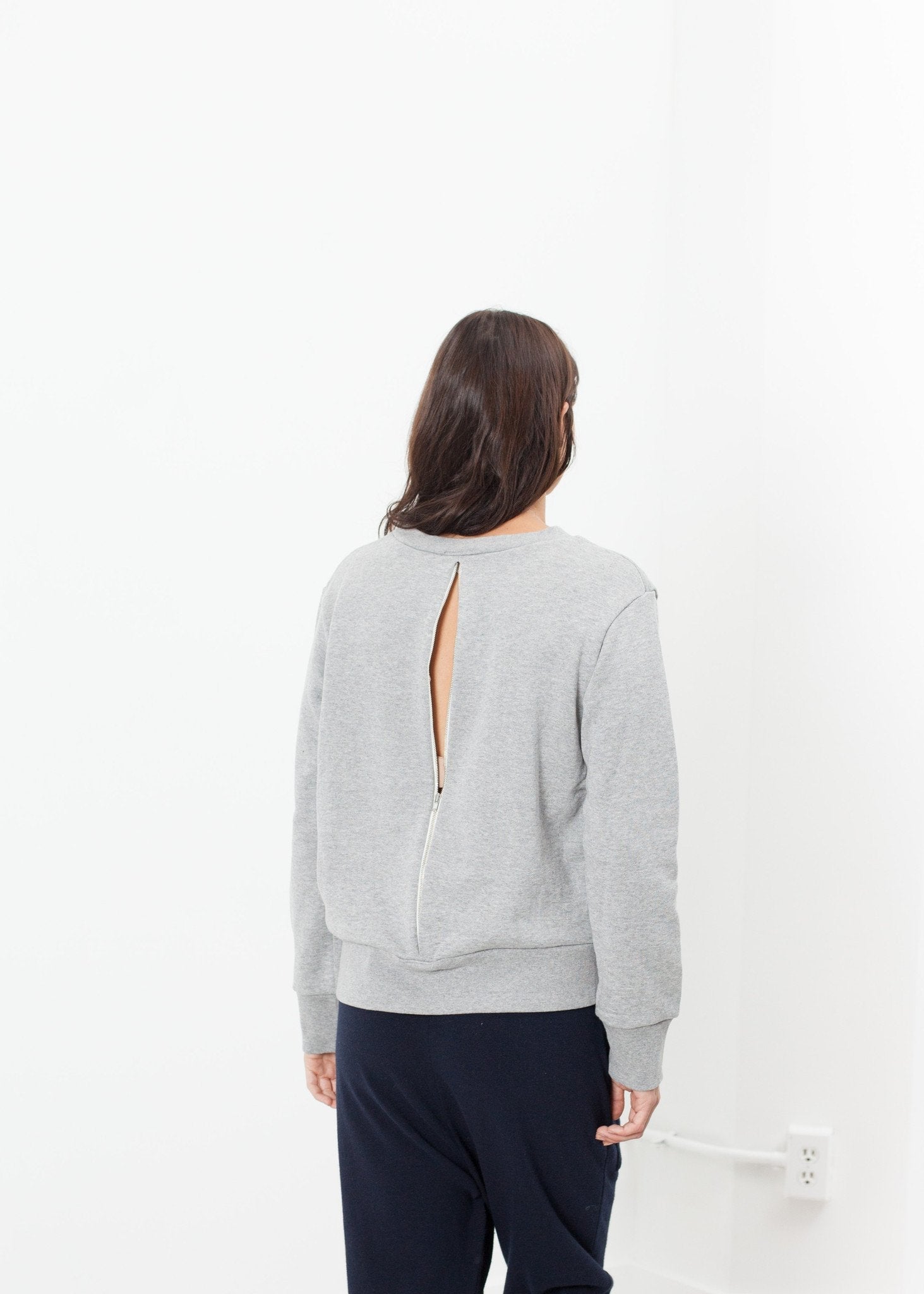 Loopwheeler Sweatshirt in Grey - raj