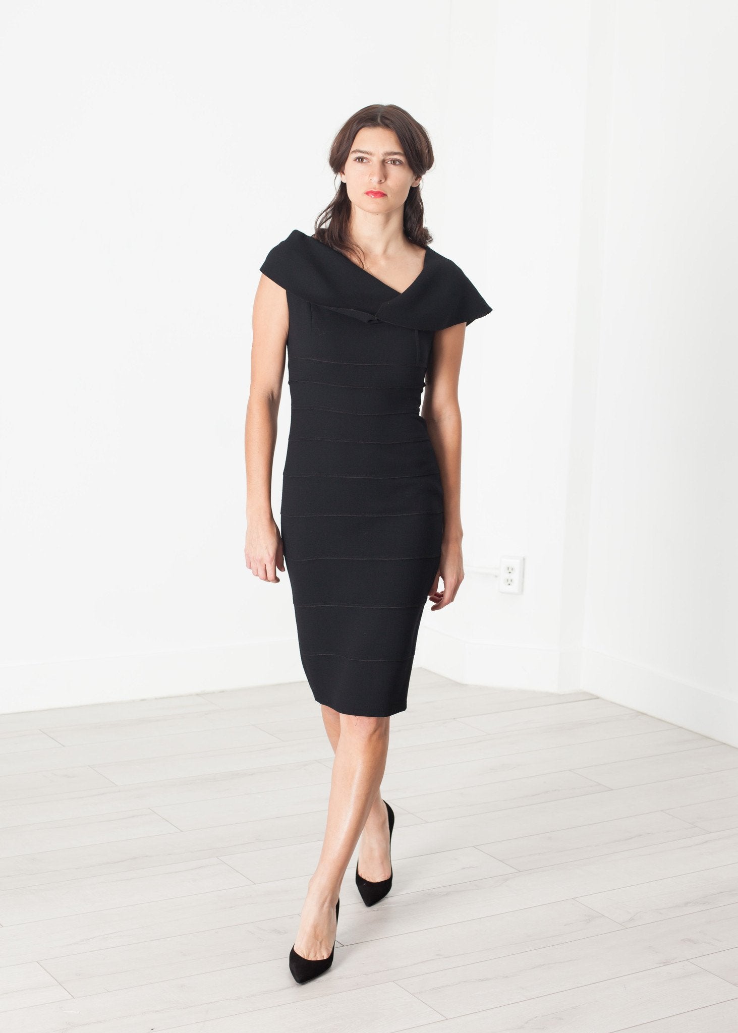 Asymmetric Dress in Black right Asymmetric Dress in Black