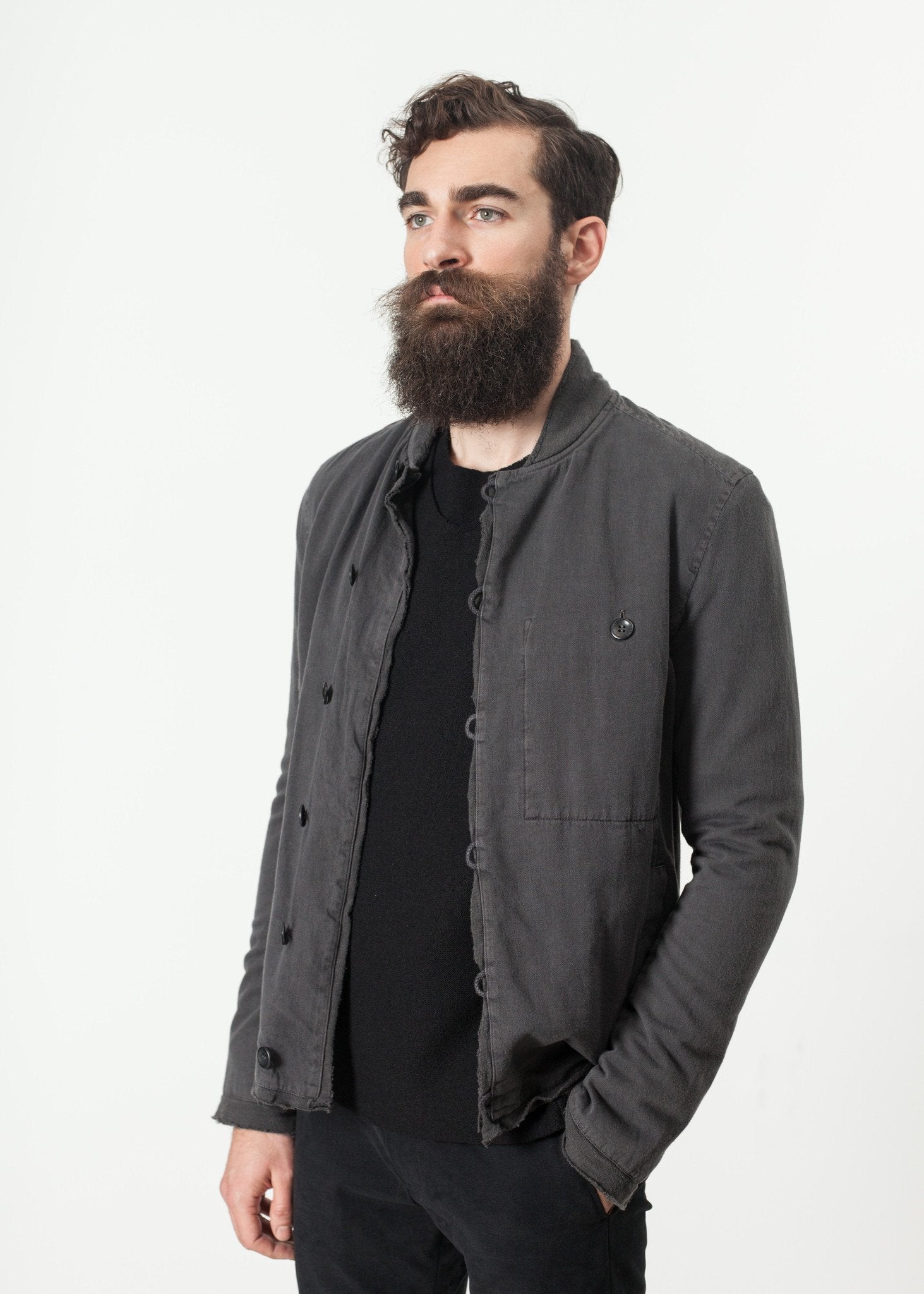 Goof Jacket in Tar right Goof Jacket in Tar