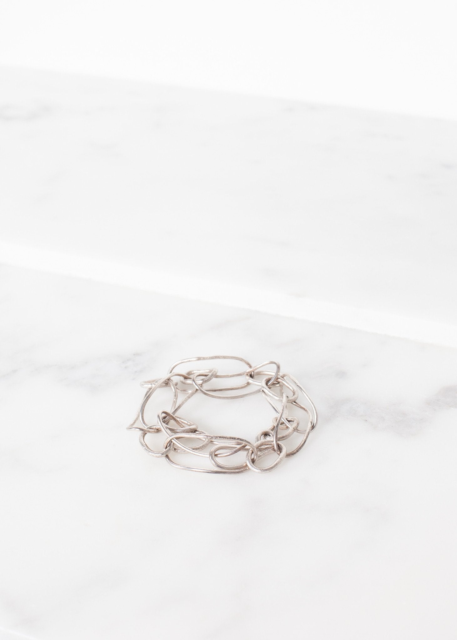 Bracelet 70 in Burnished Silver right Bracelet 70 in Burnished Silver