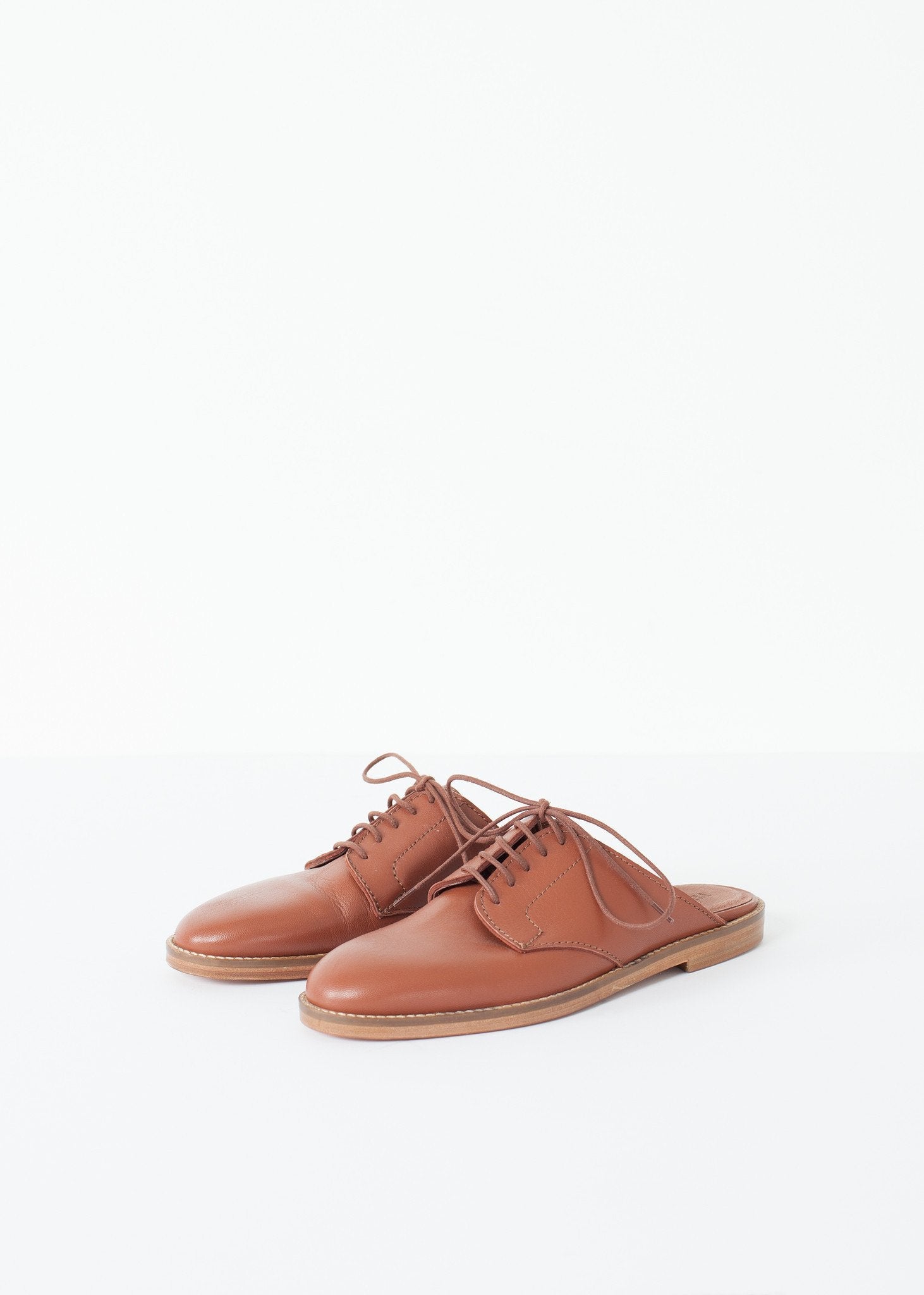Backless Oxford in Brown right Backless Oxford in Brown