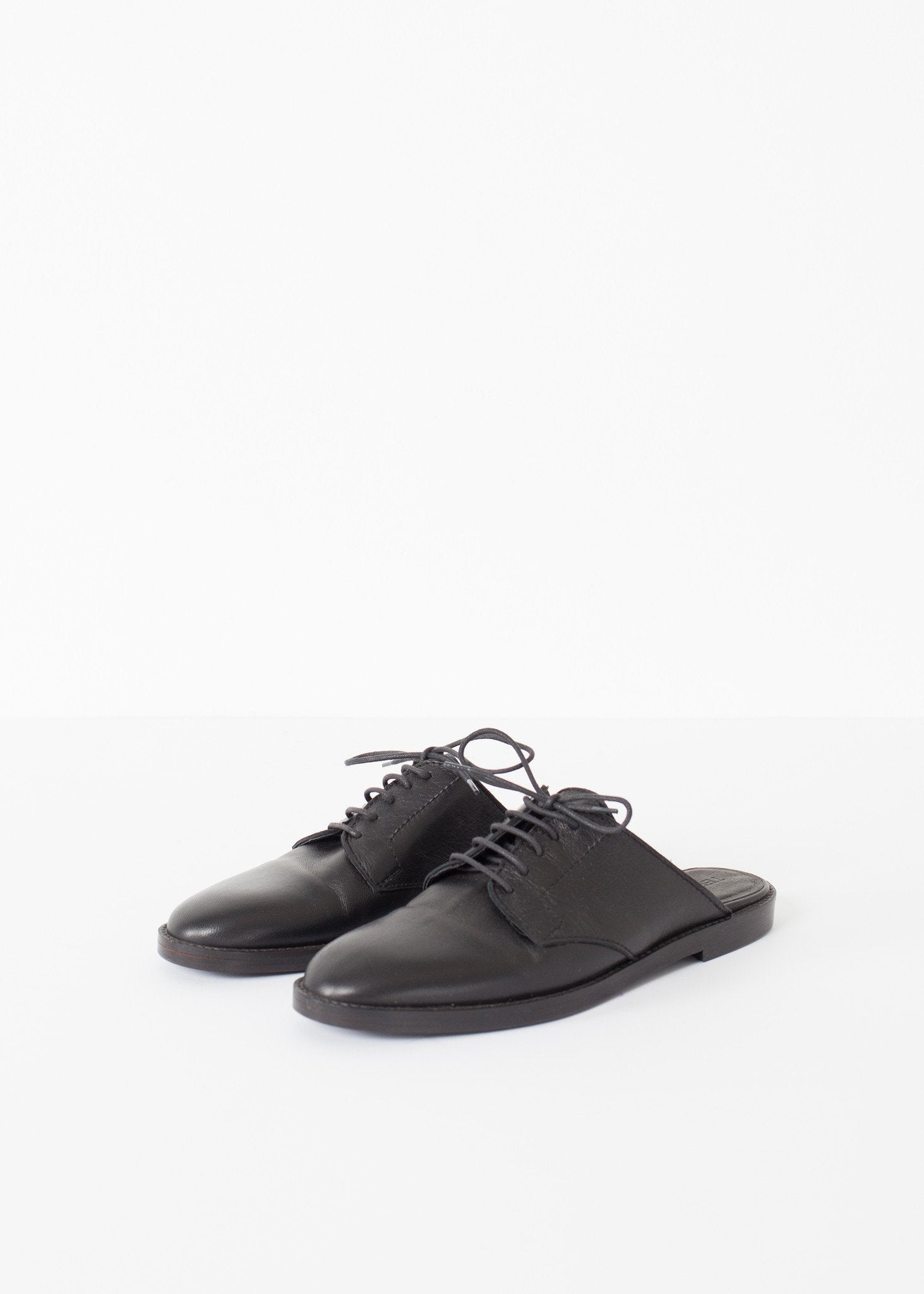 Backless Oxford in Black right Backless Oxford in Black