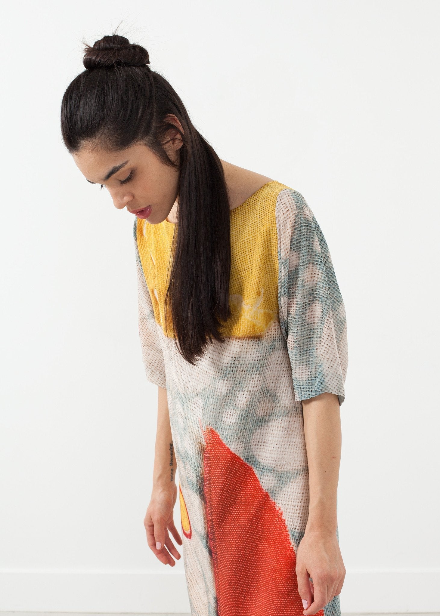 3/4 Sleeve Kimono Dress ashish