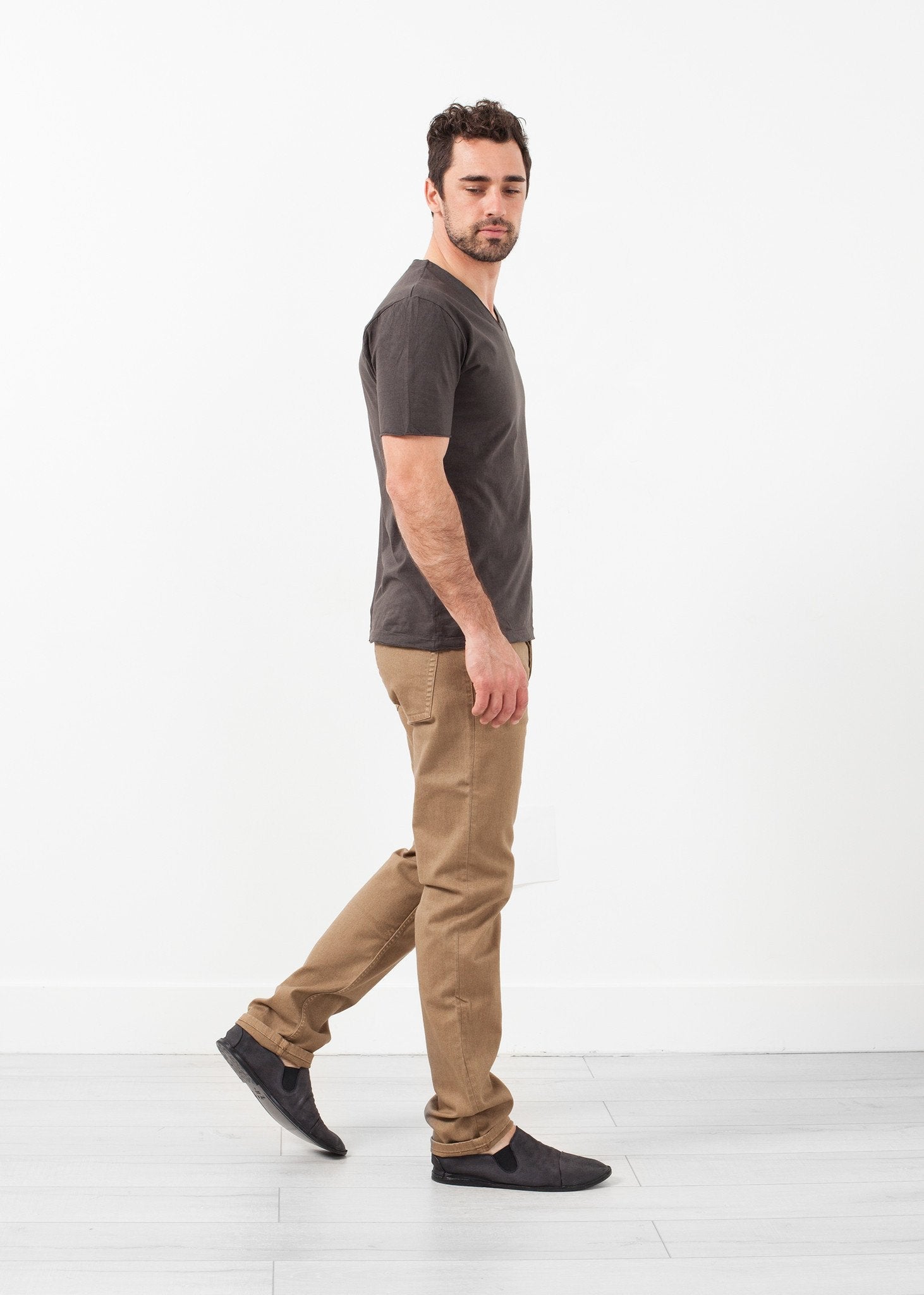 Alex Twill Pant in Sand pankaj