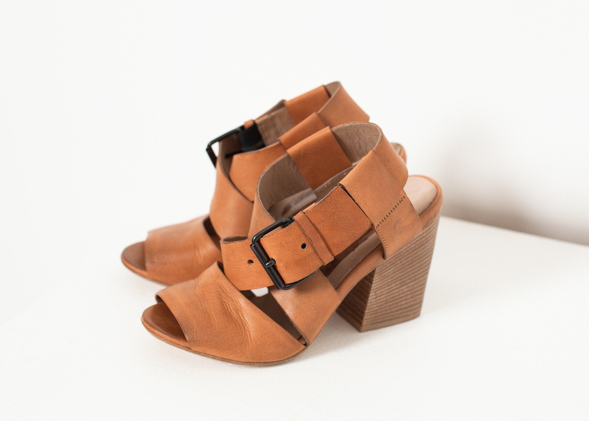 Buckle Strap Heel in Brown 😋 Get Emoji — All Emojis to ✂ Copy and 📋 Paste 👌