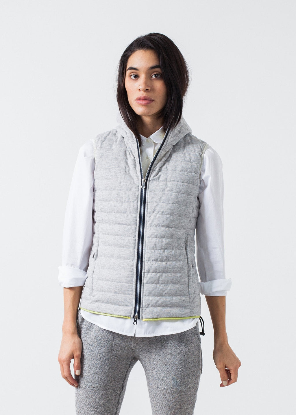 Primula Vest in Light Grey -nadeem