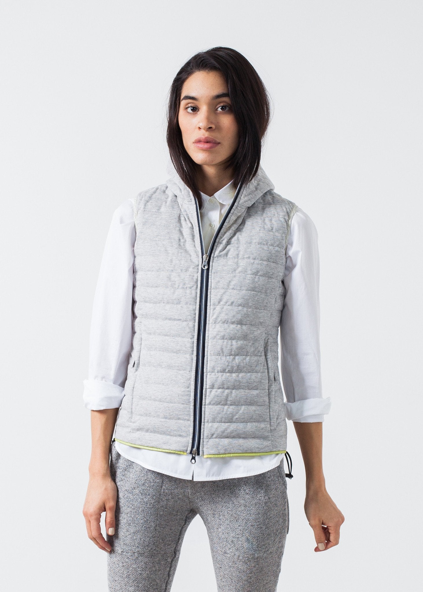 Primula Vest in Light Grey -nadeem