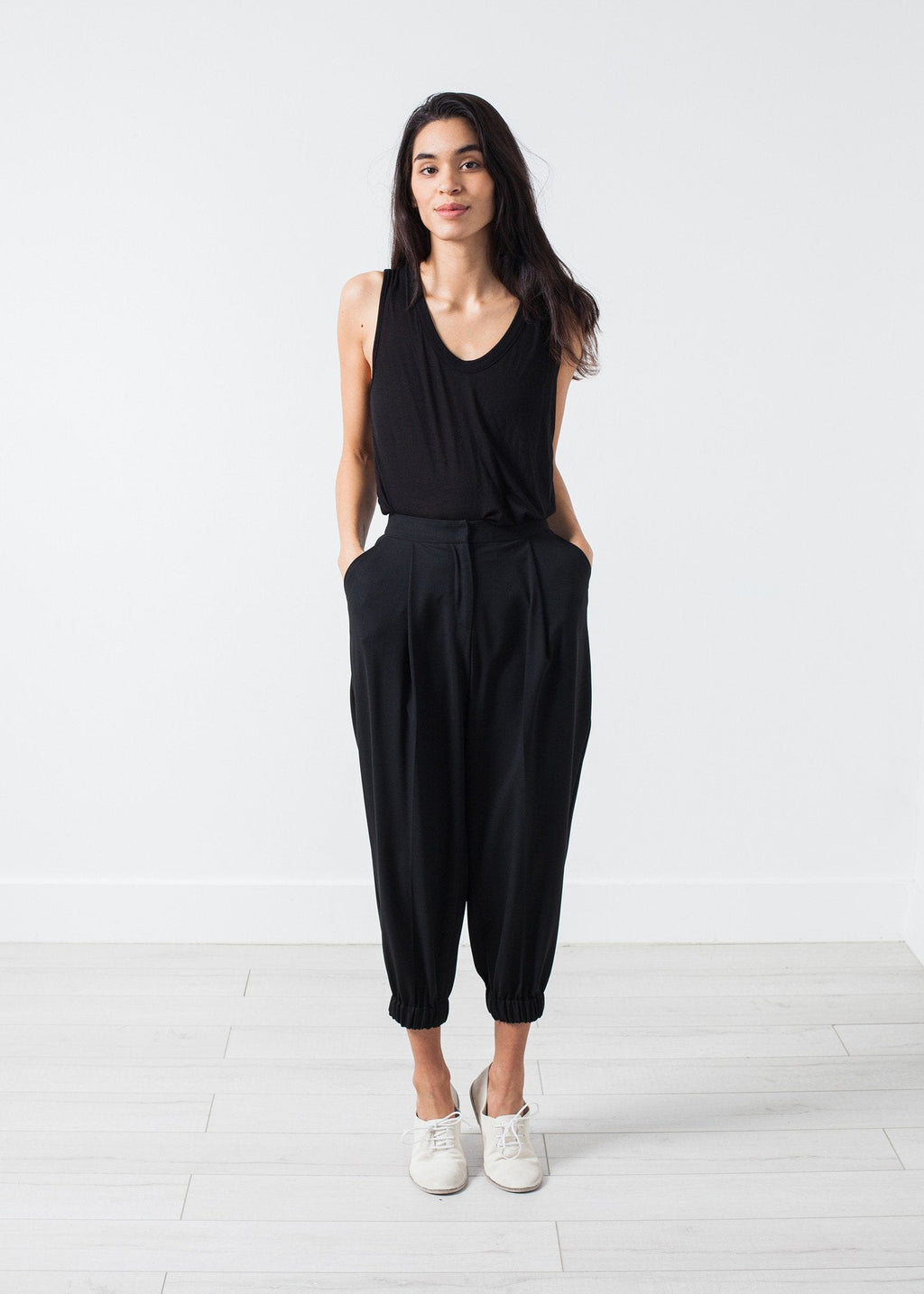 Fancy Wool Pant in Black right Fancy Wool Pant in Black