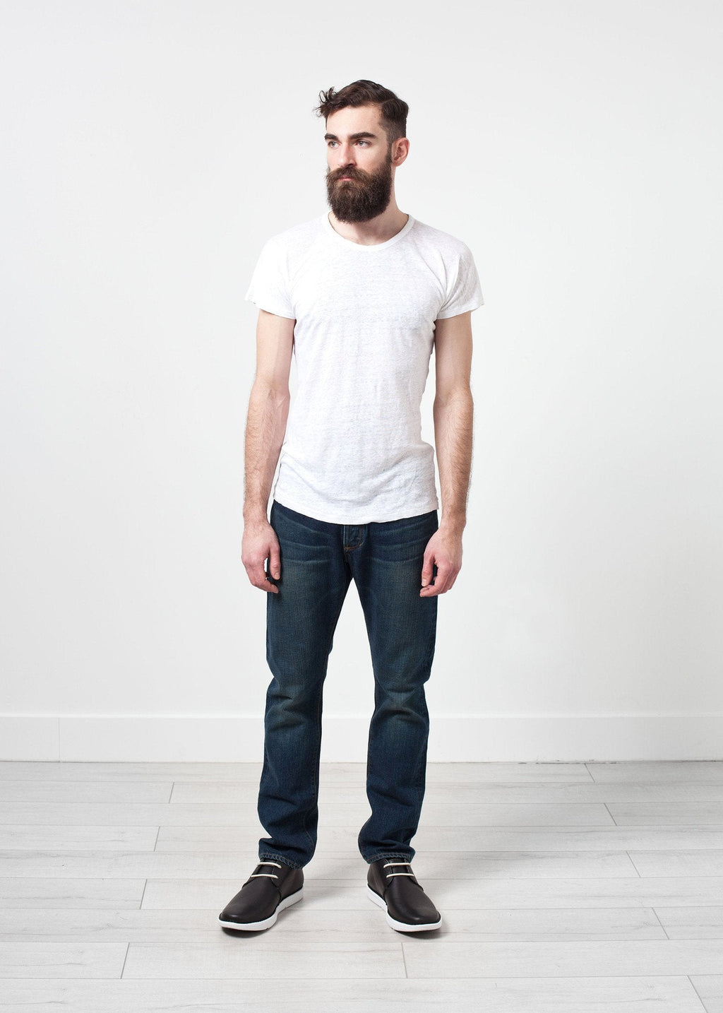 Comfort Tee in White Linen right Comfort Tee in White Linen