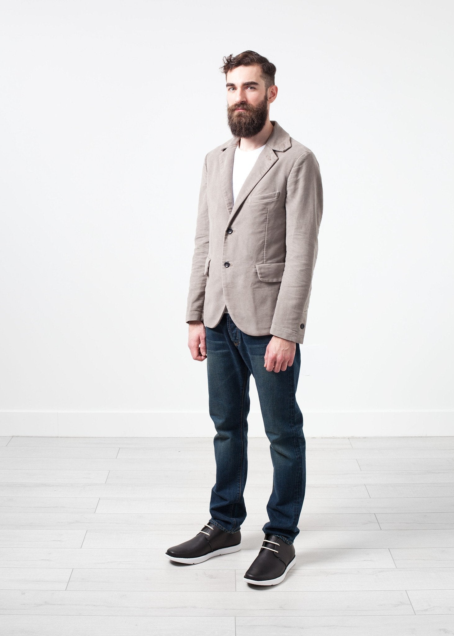 Zepo Brushed Cotton Blazer -nadeem