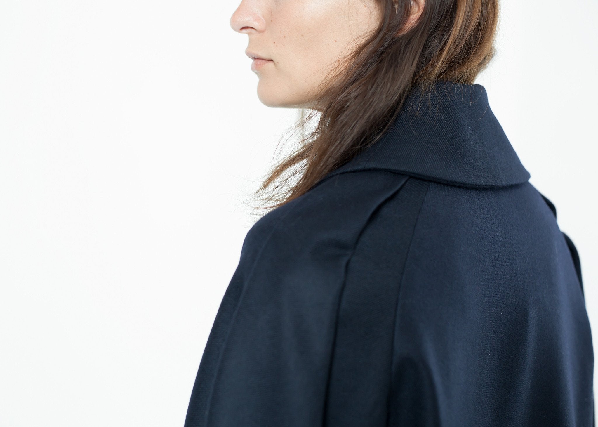 Wool Cocoon Jacket - raj