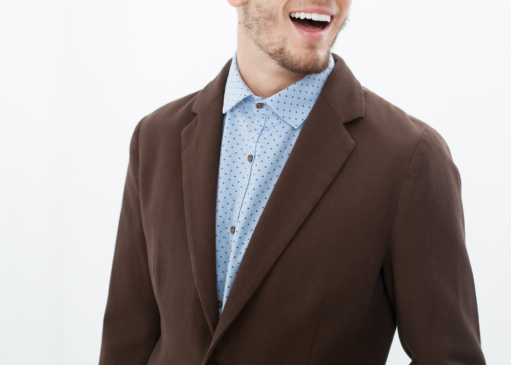 Sport Jacket in Brown - raj