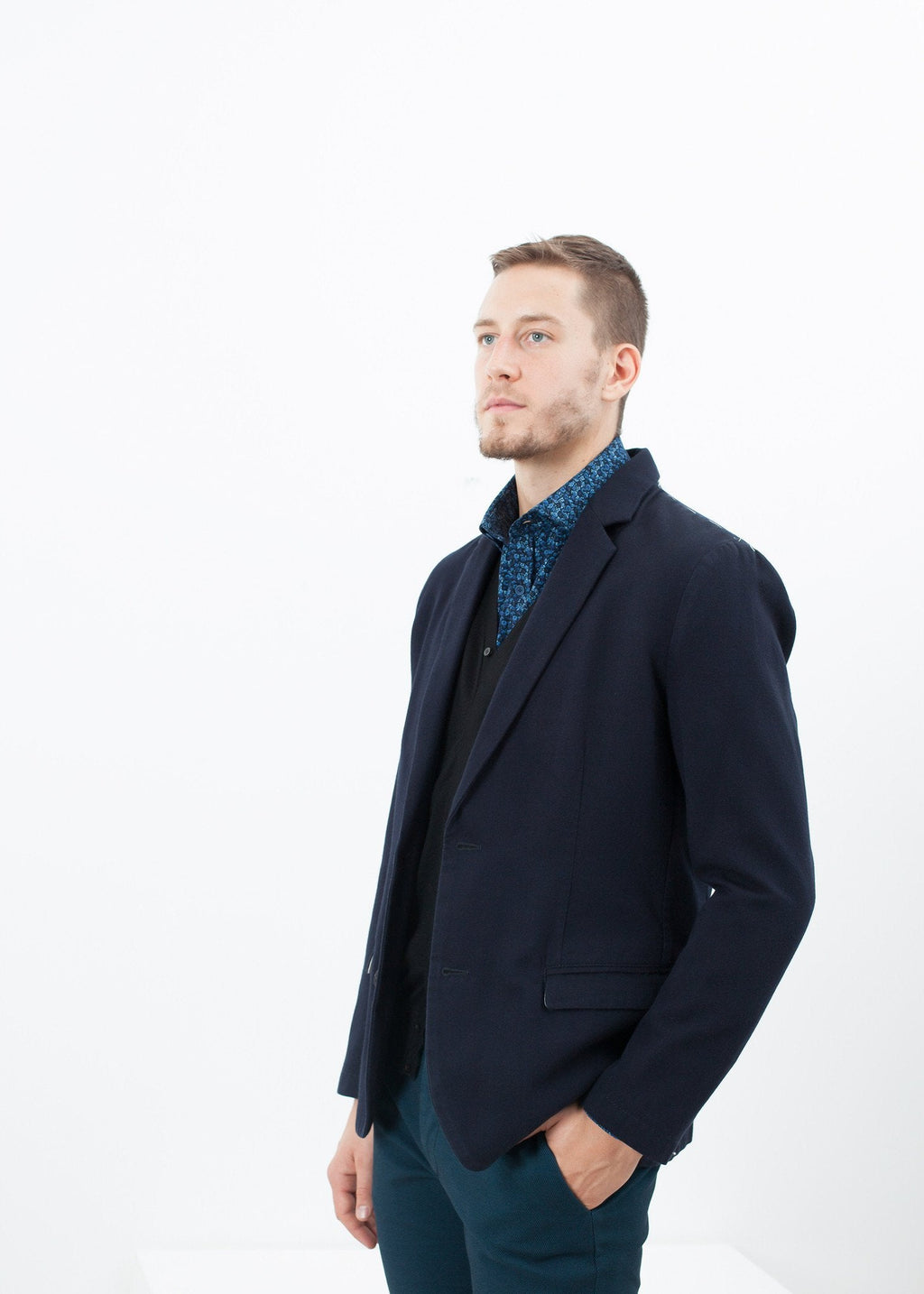 Sport Jacket in Blue -nadeem