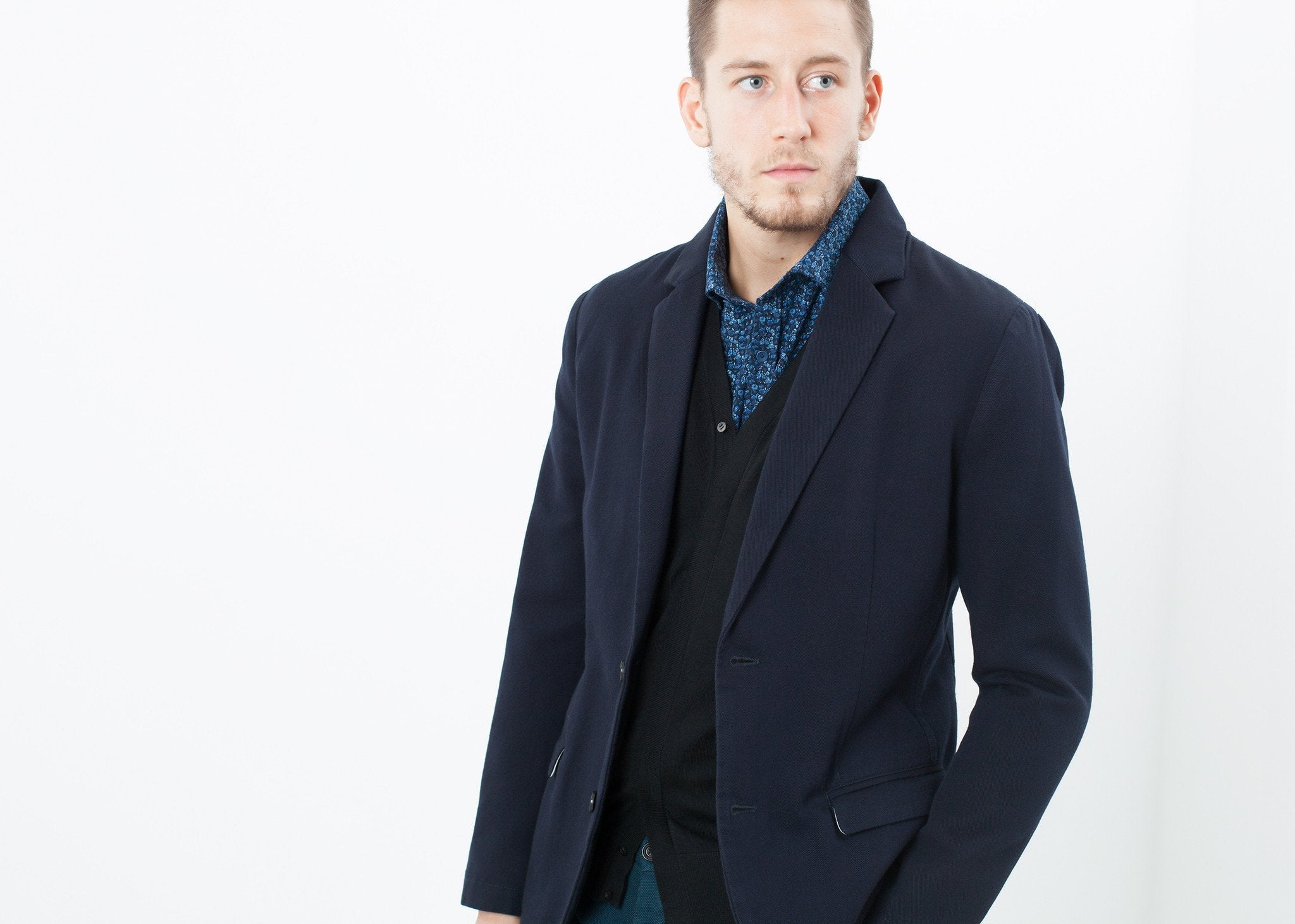 Sport Jacket in Blue - raj
