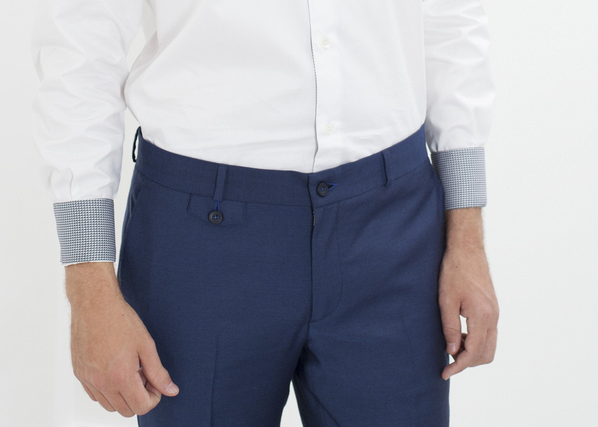 Sheridan Trouser in Blue - raj