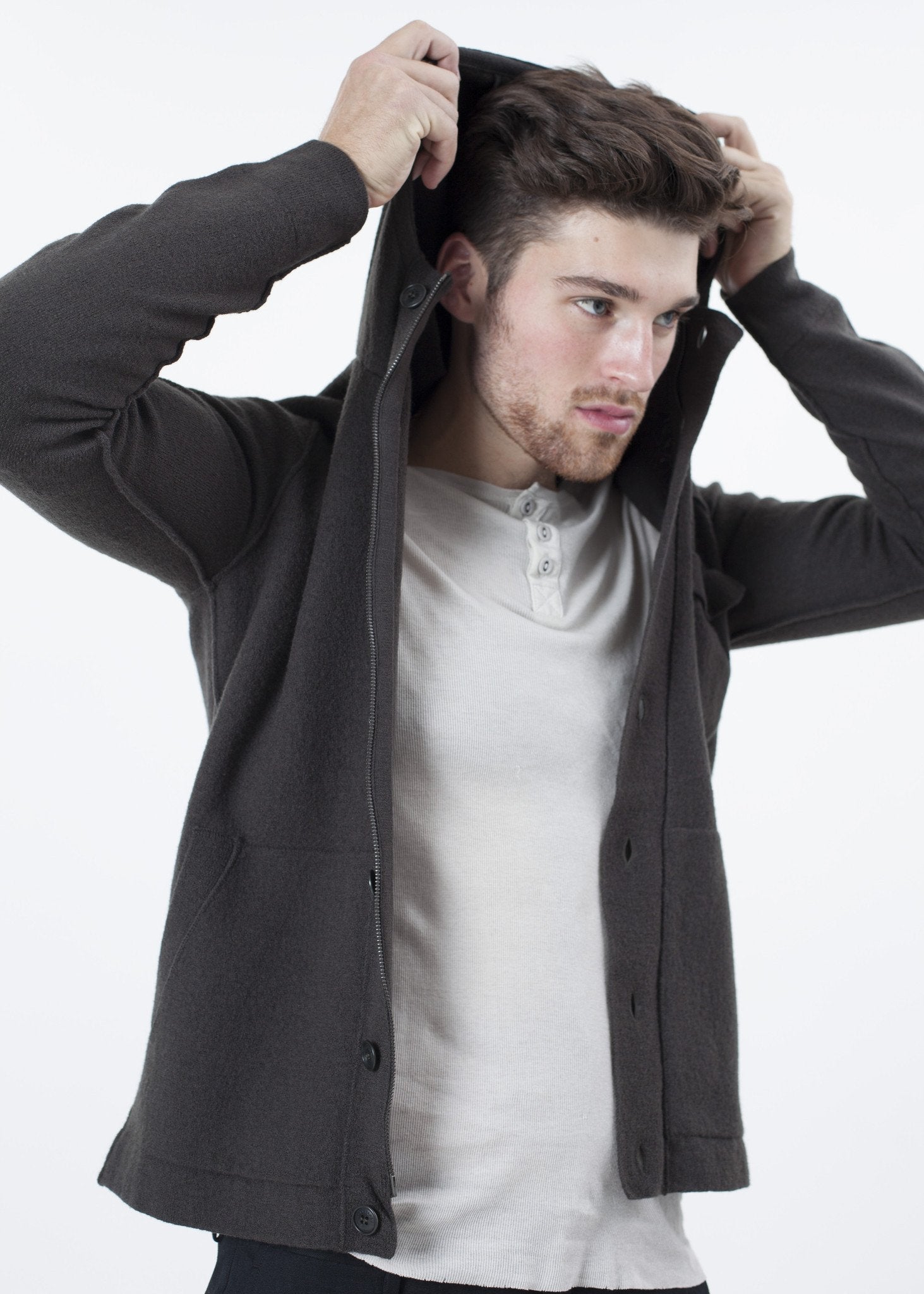 Hubbard Jacket in Dark Green - raj