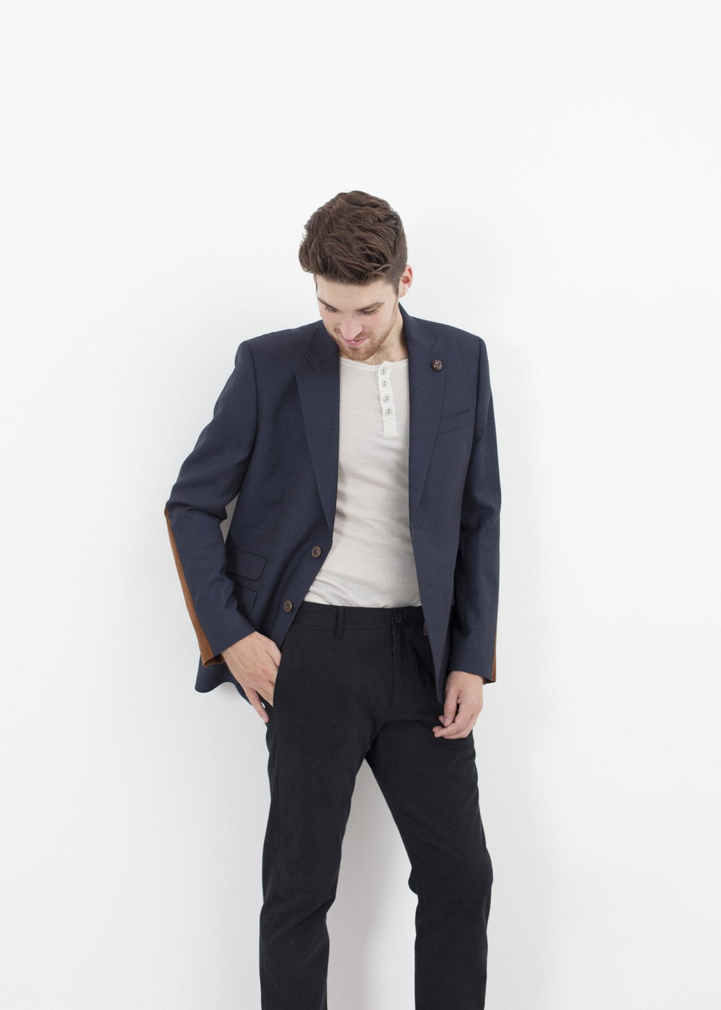 Swift Low Blazer in Navy - raj