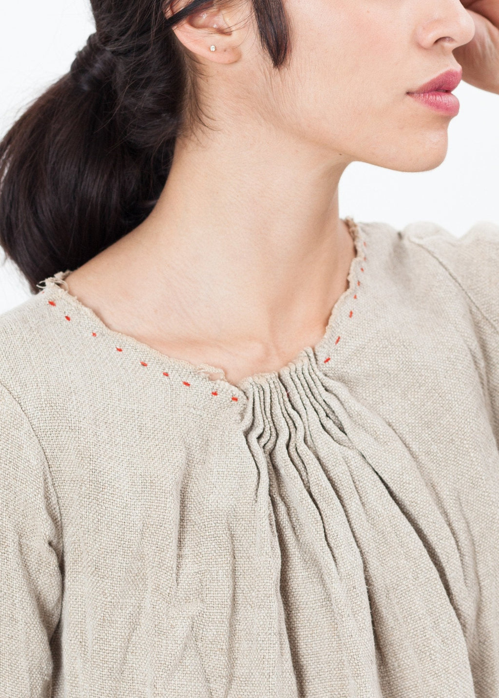 Hemp Dress in Natural - raj