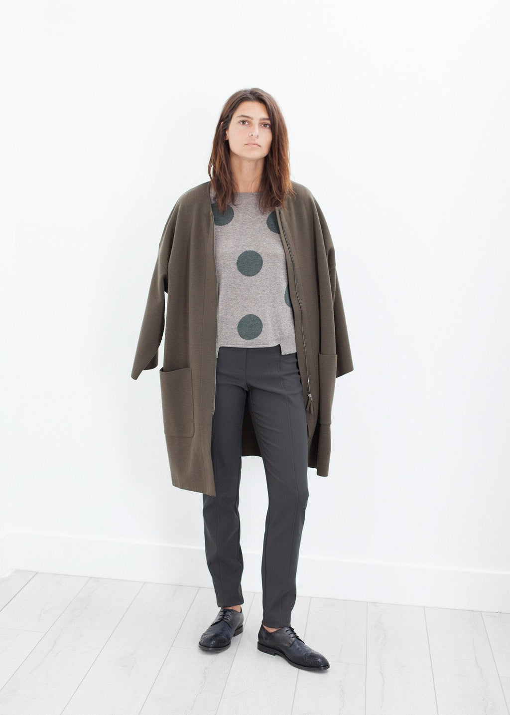 Mirco Pant in Stone - raj