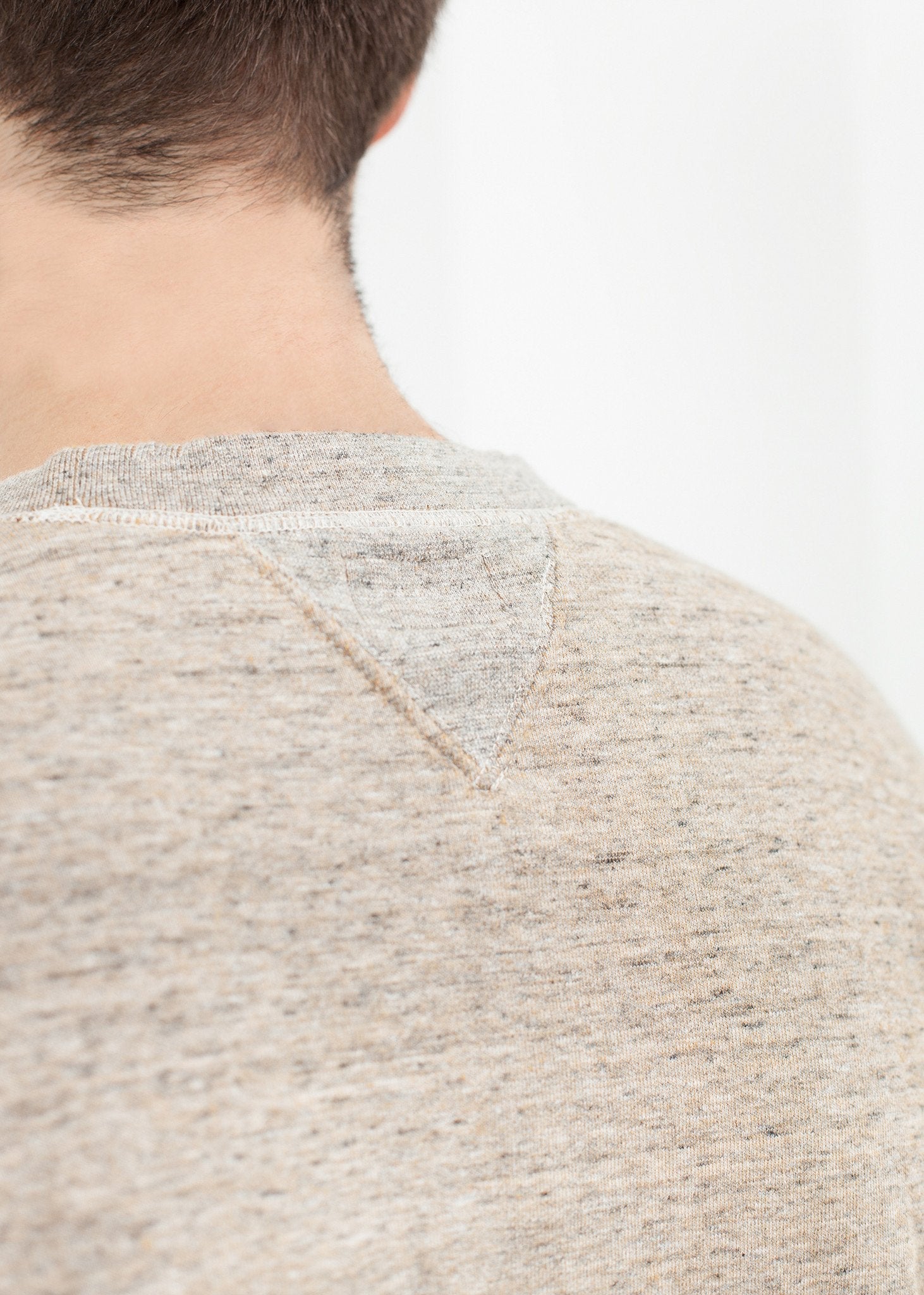 Jeth Sweatshirt in Grey/Rust - raj