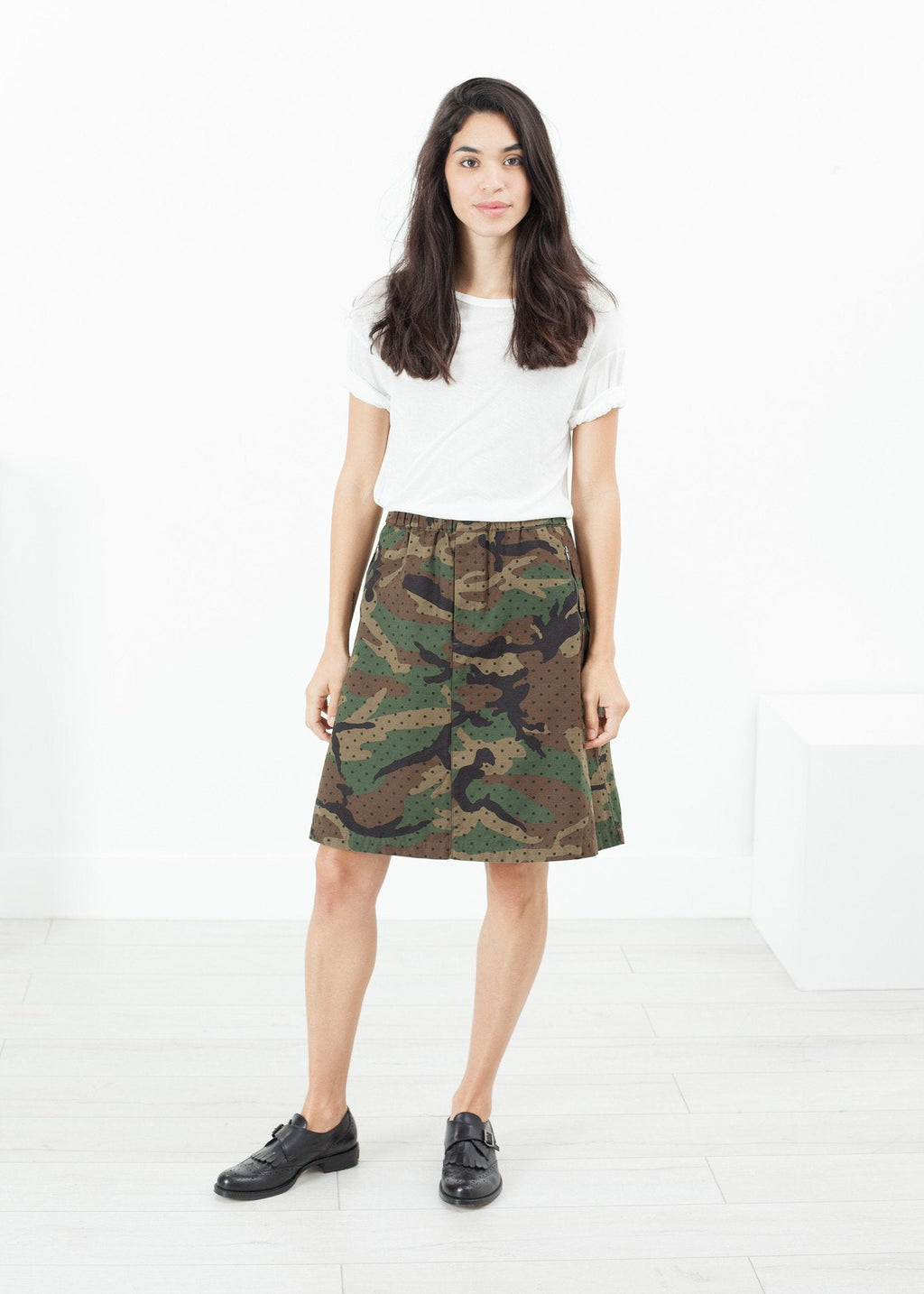 Military Skirt in Camo - raj