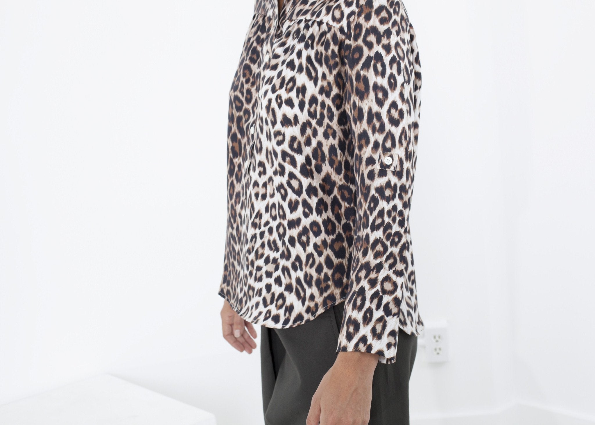 Madame L Blouse in Leopard - raj