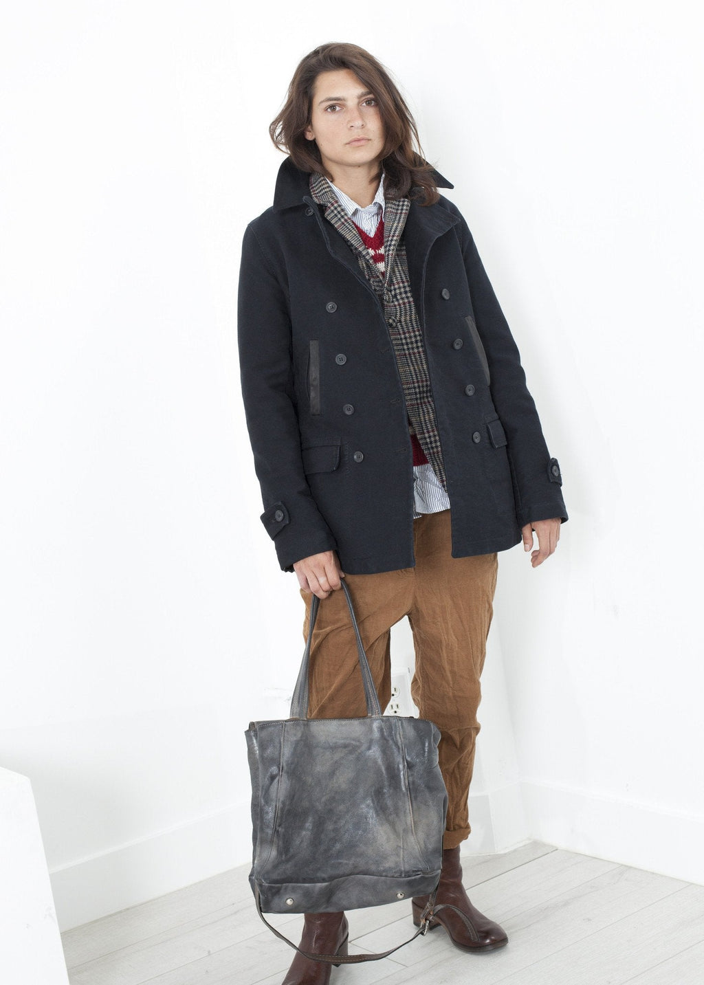 Zola Coat in Black -nadeem
