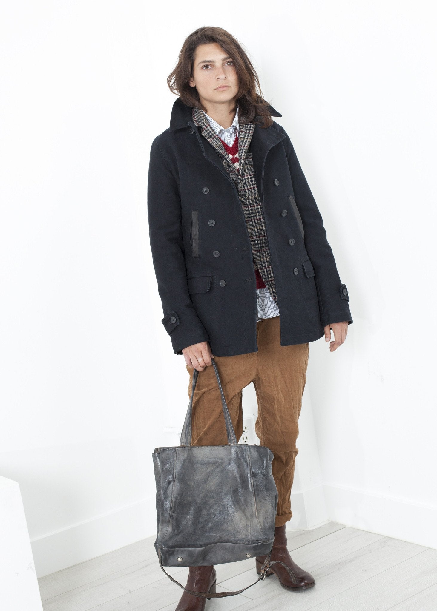 Zola Coat in Black -nadeem