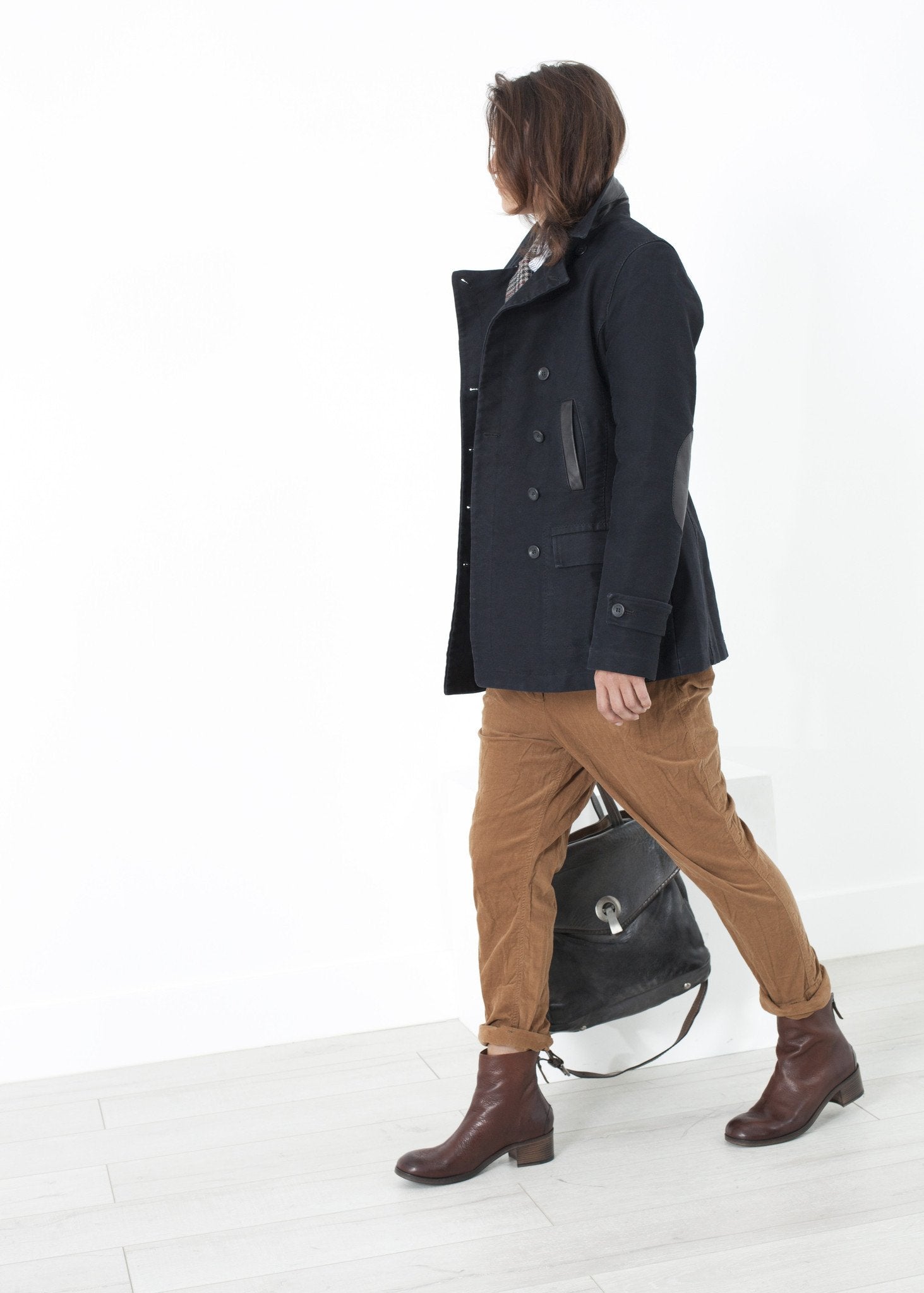 Zola Coat in Black - raj