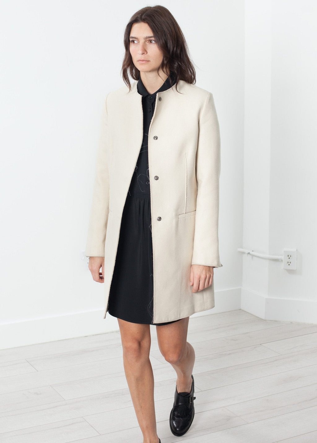 Tessuto Jacket in Cream - raj