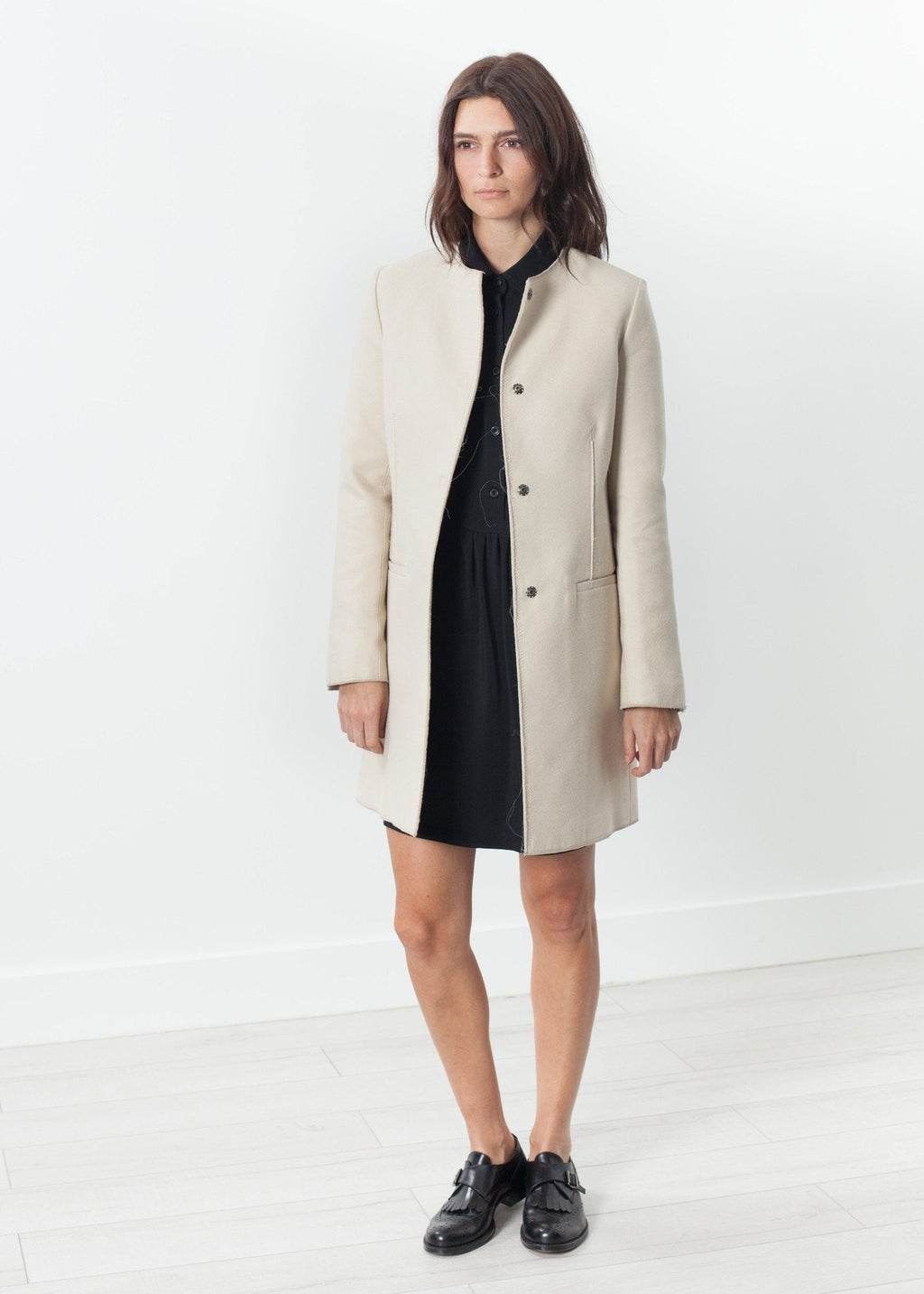 Tessuto Jacket in Cream - raj