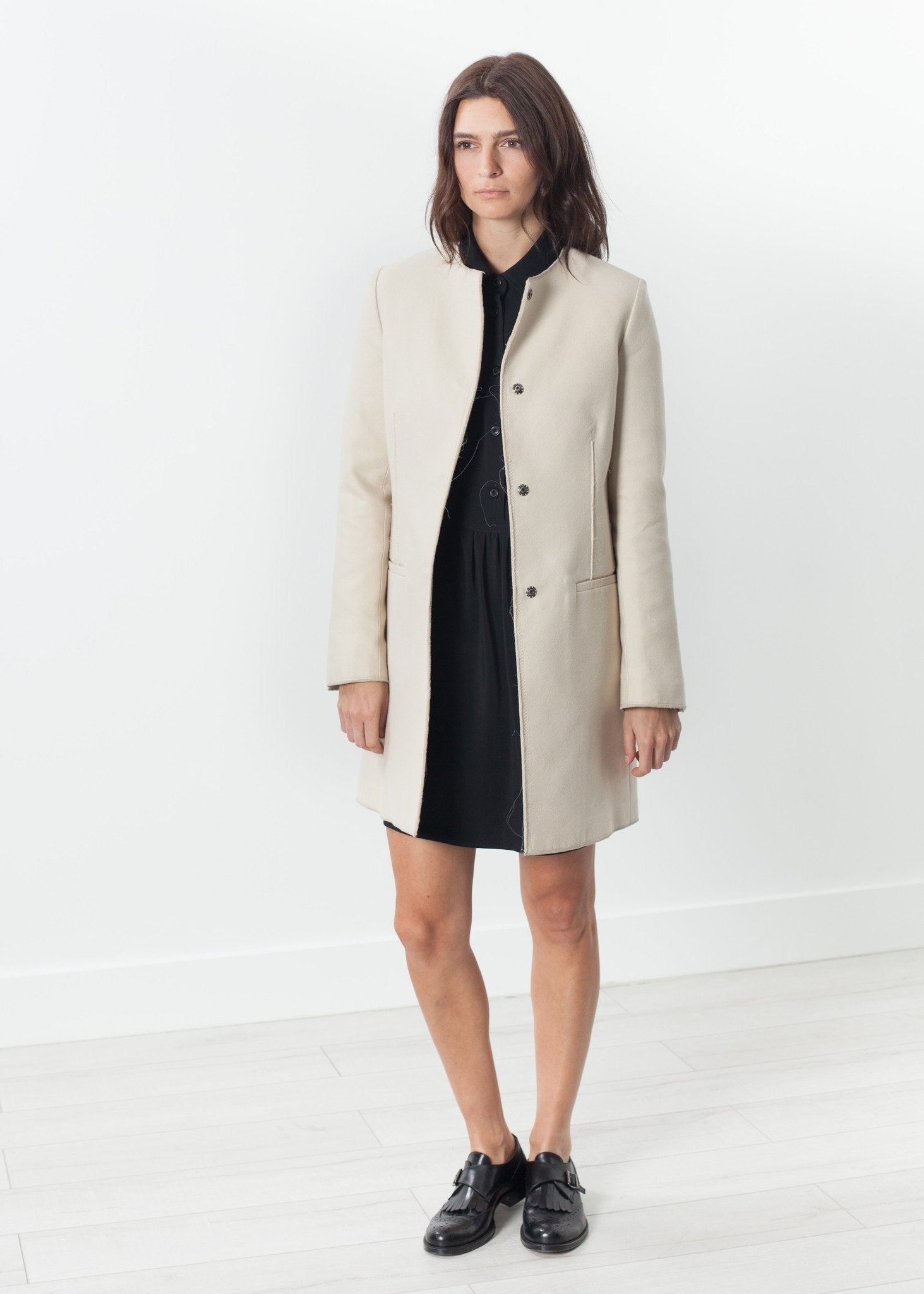 Tessuto Jacket in Cream - raj