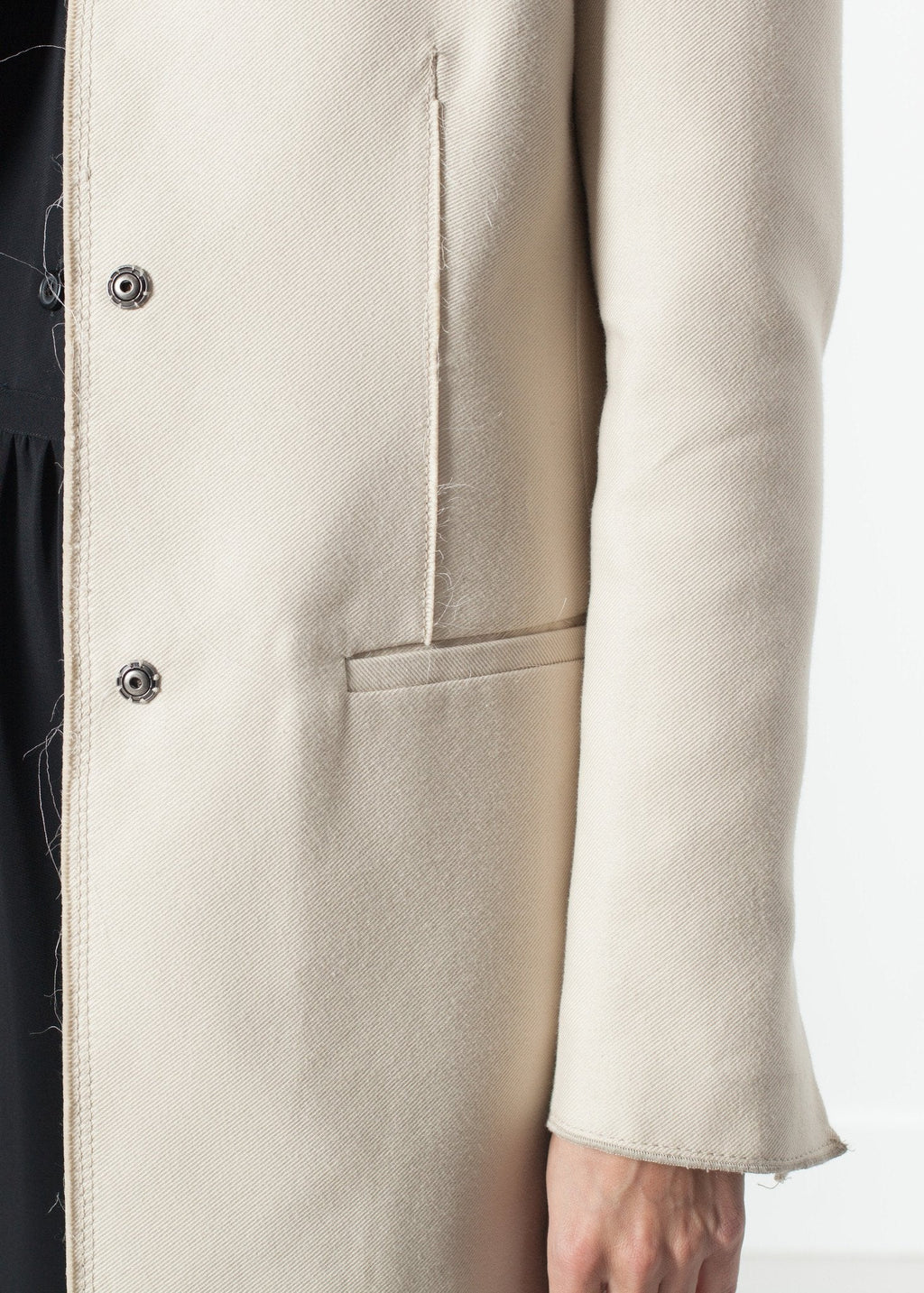 Tessuto Jacket in Cream - raj