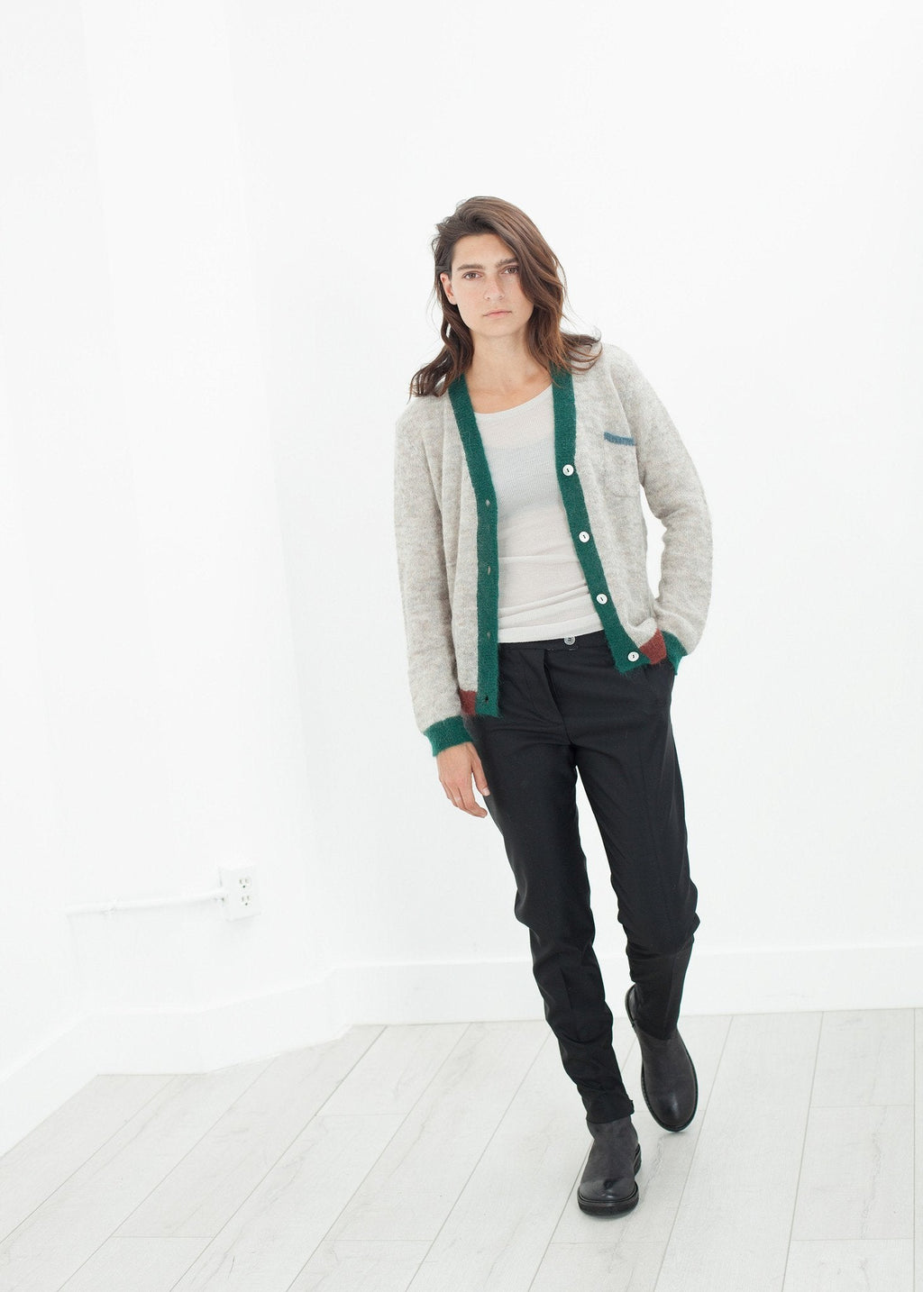 Girlfriend Trouser in Black right Girlfriend Trouser in Black