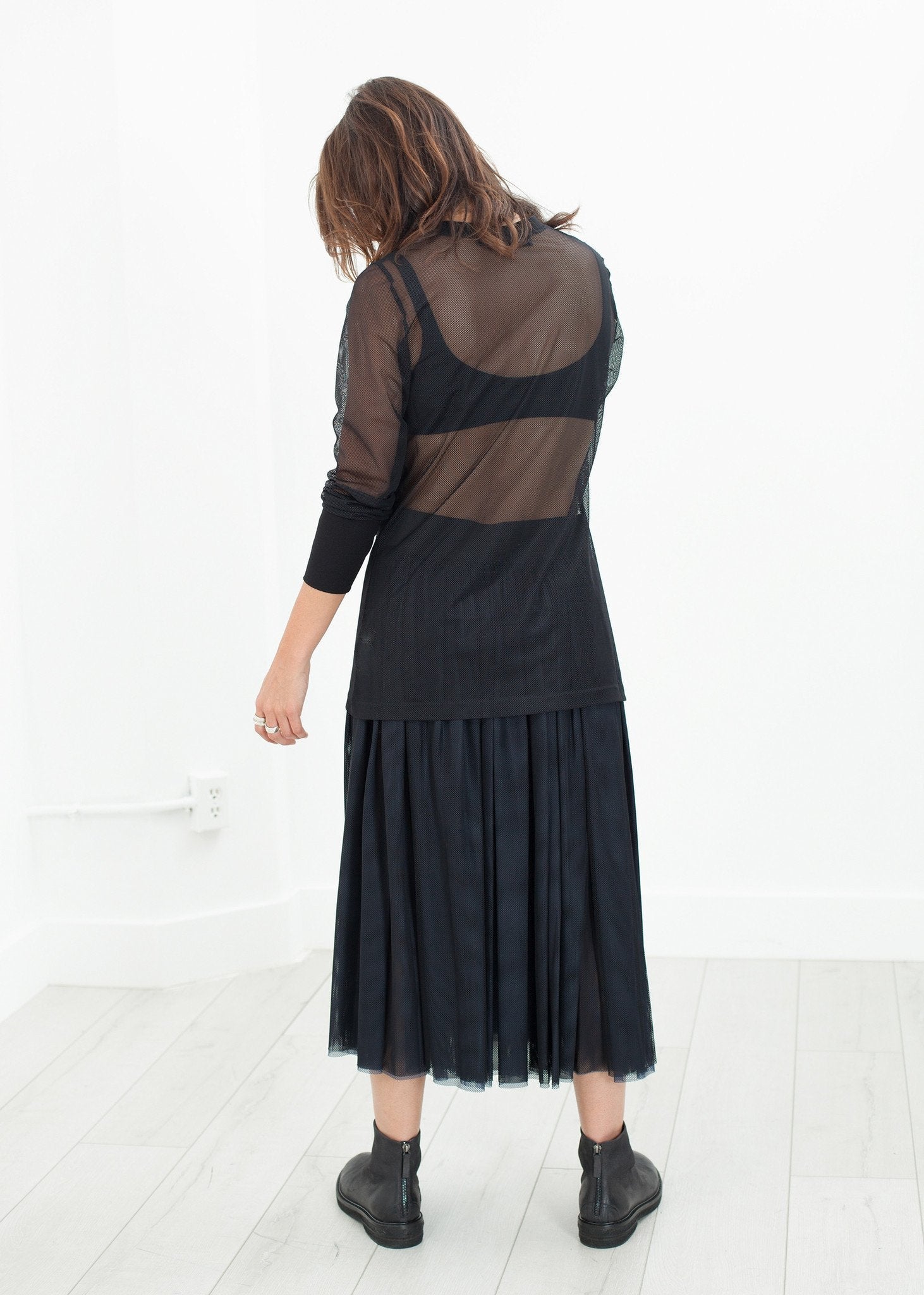 Net Panel Skirt - raj