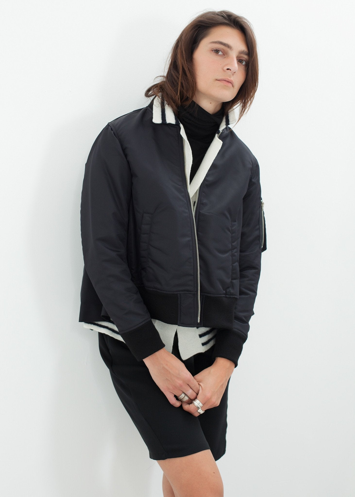 Swing Bomber in Black - raj