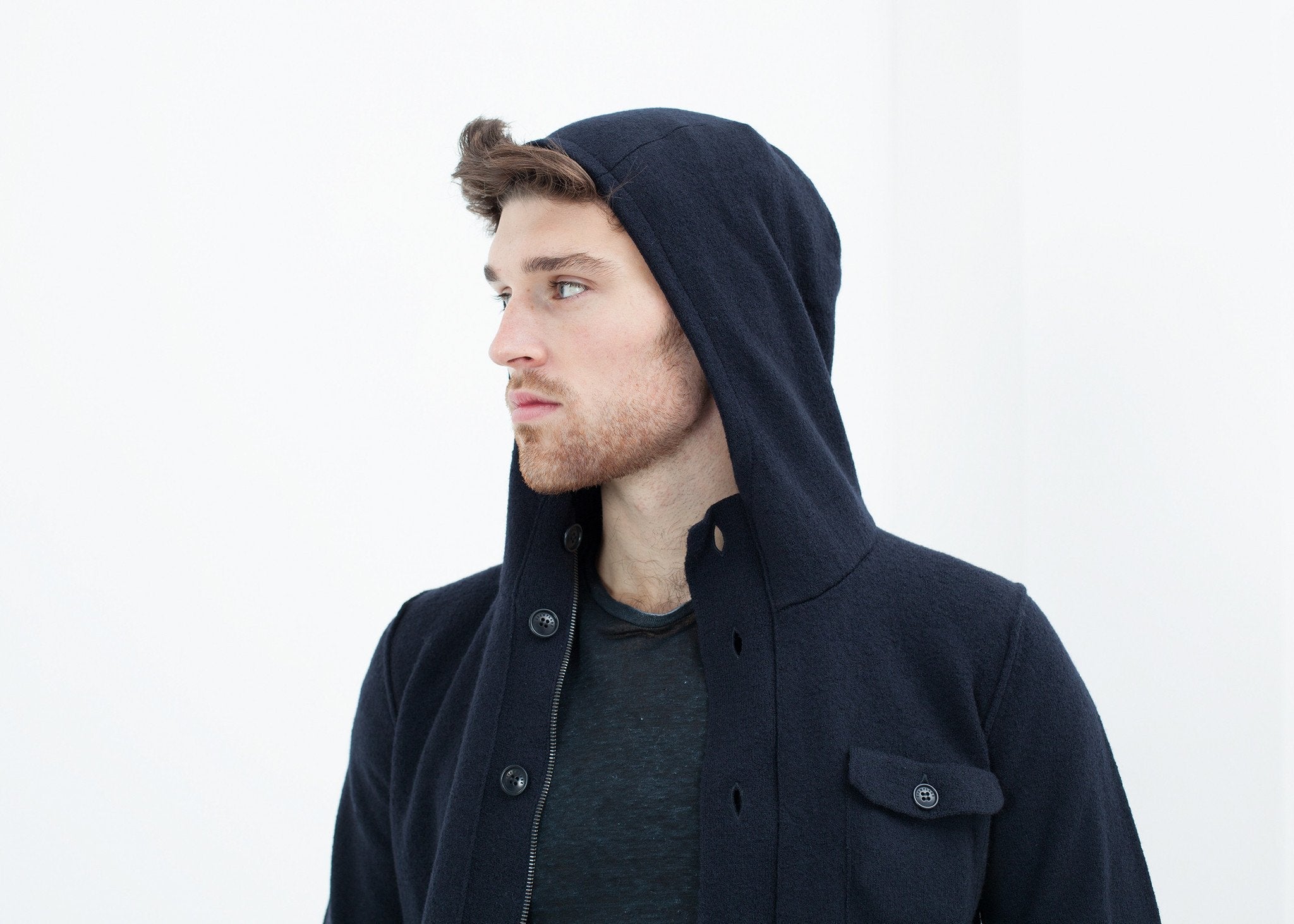 Hubbard Jacket in Navy - raj