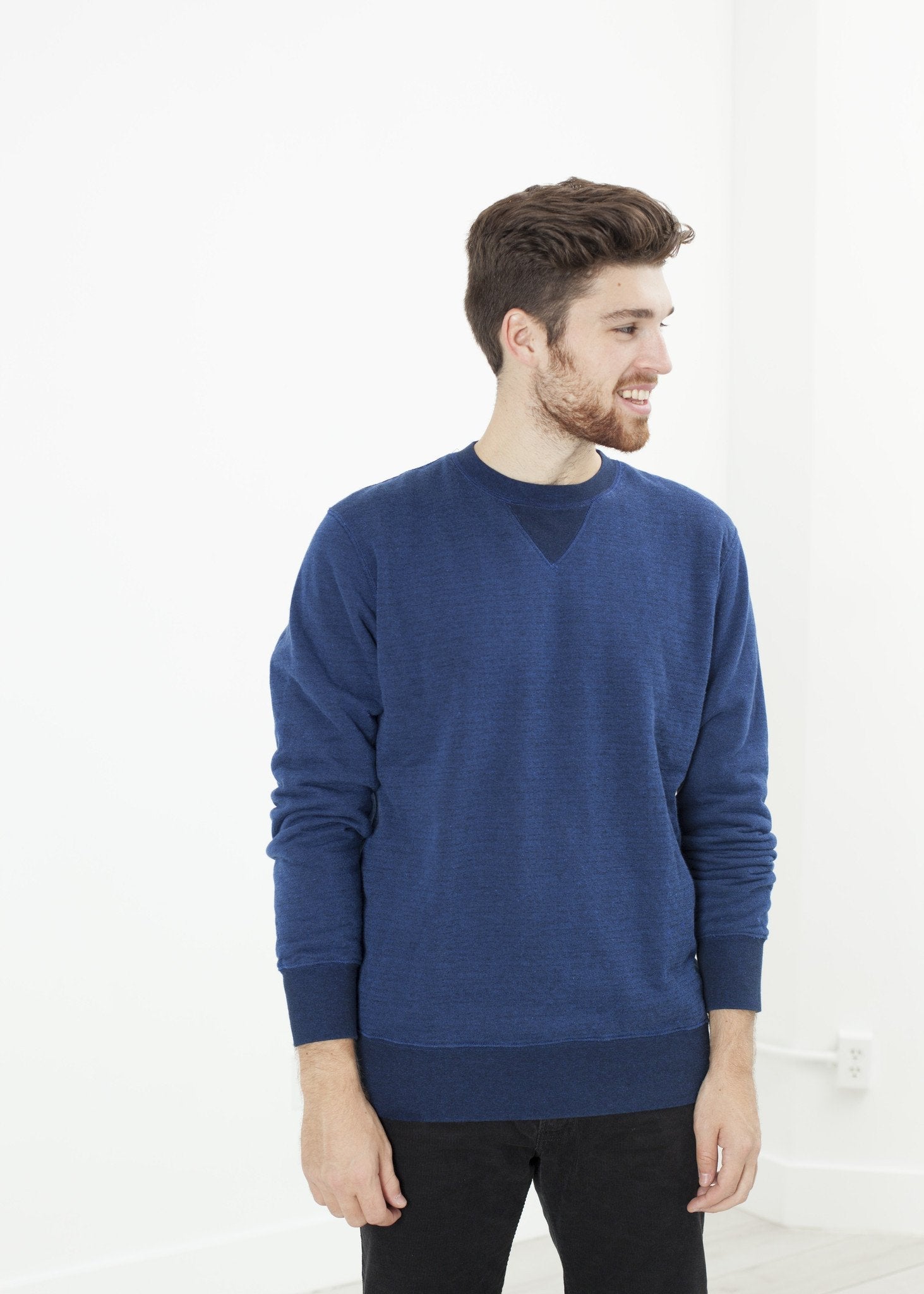 Jeth Sweatshirt in Blue/Royal right Jeth Sweatshirt in Blue/Royal
