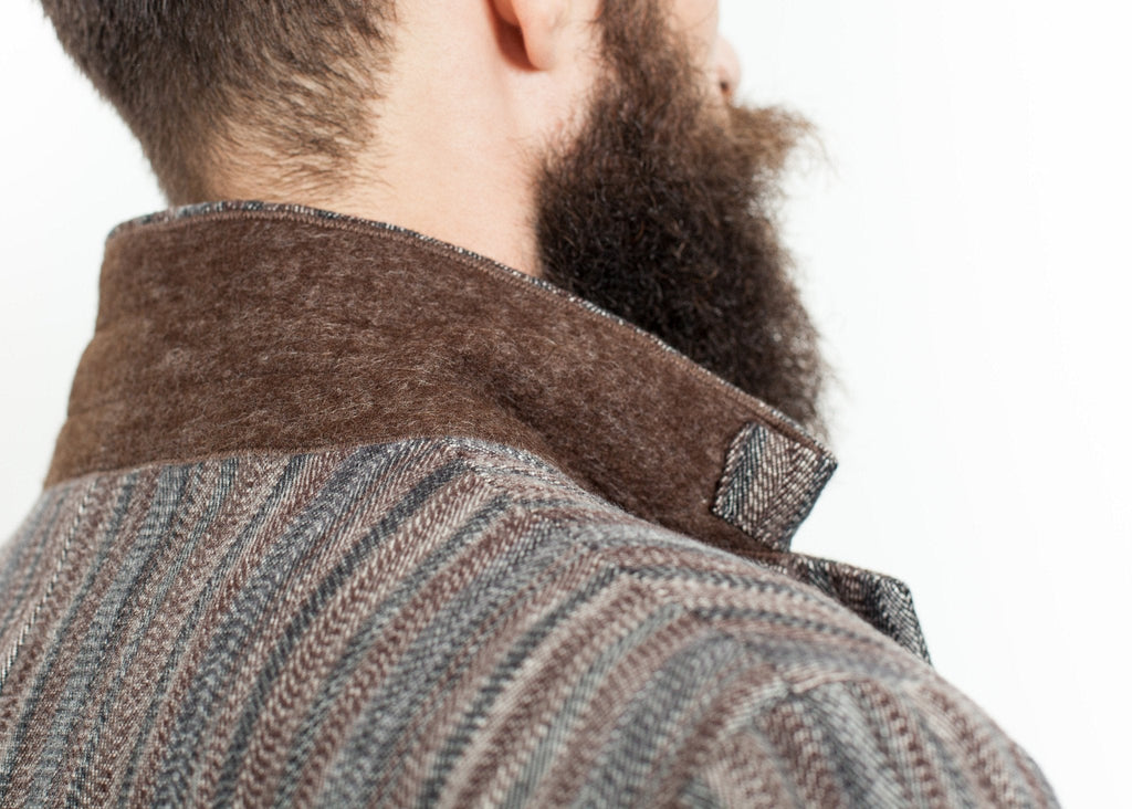 Watercolor Sport Jacket in Brown/Blue - raj