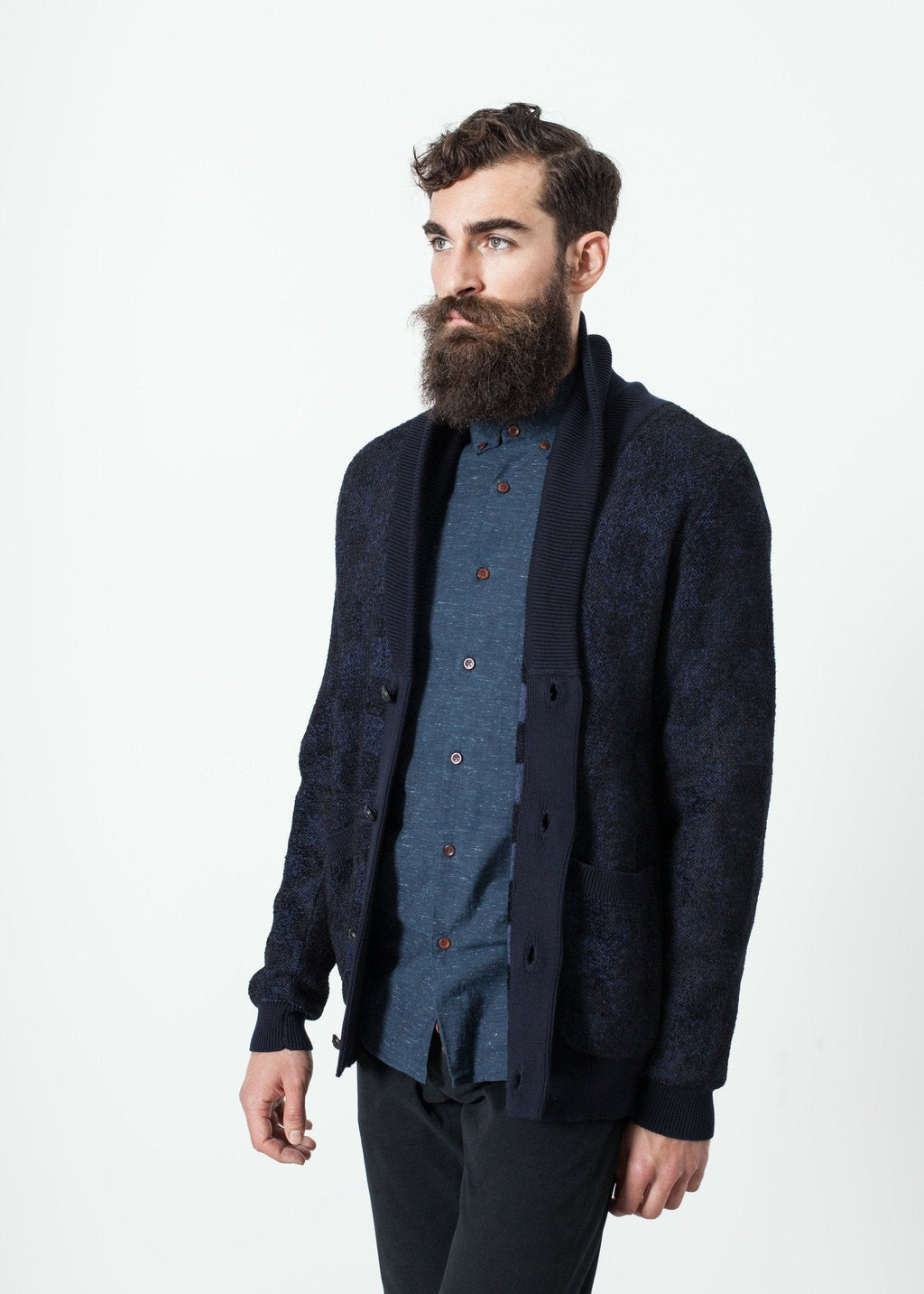 Giacca Madras Cardigan right Giacca Madras Cardigan